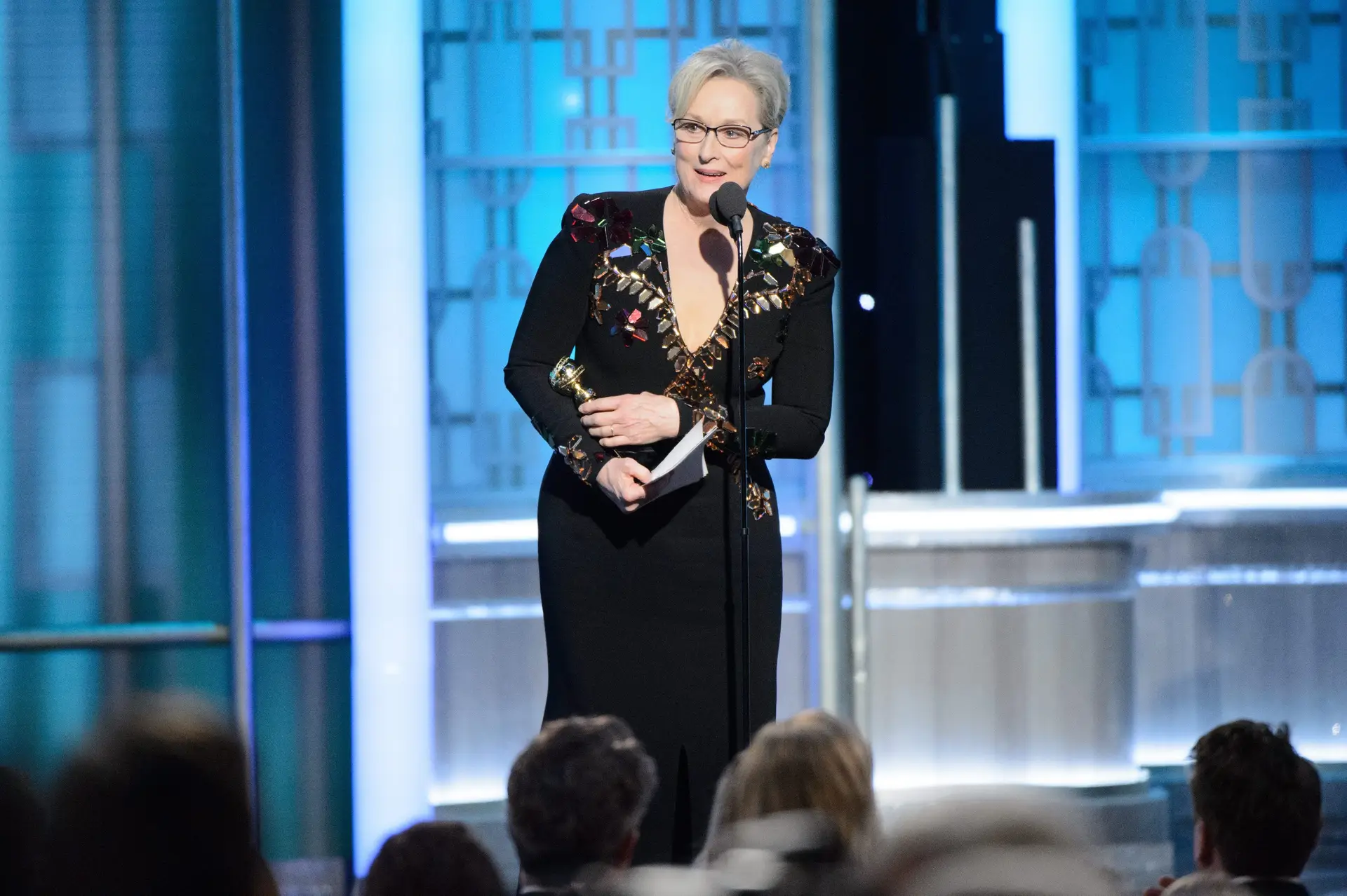 Imprensa Estrangeira de Hollywood felicita Meryl Streep por discurso sobre Trump