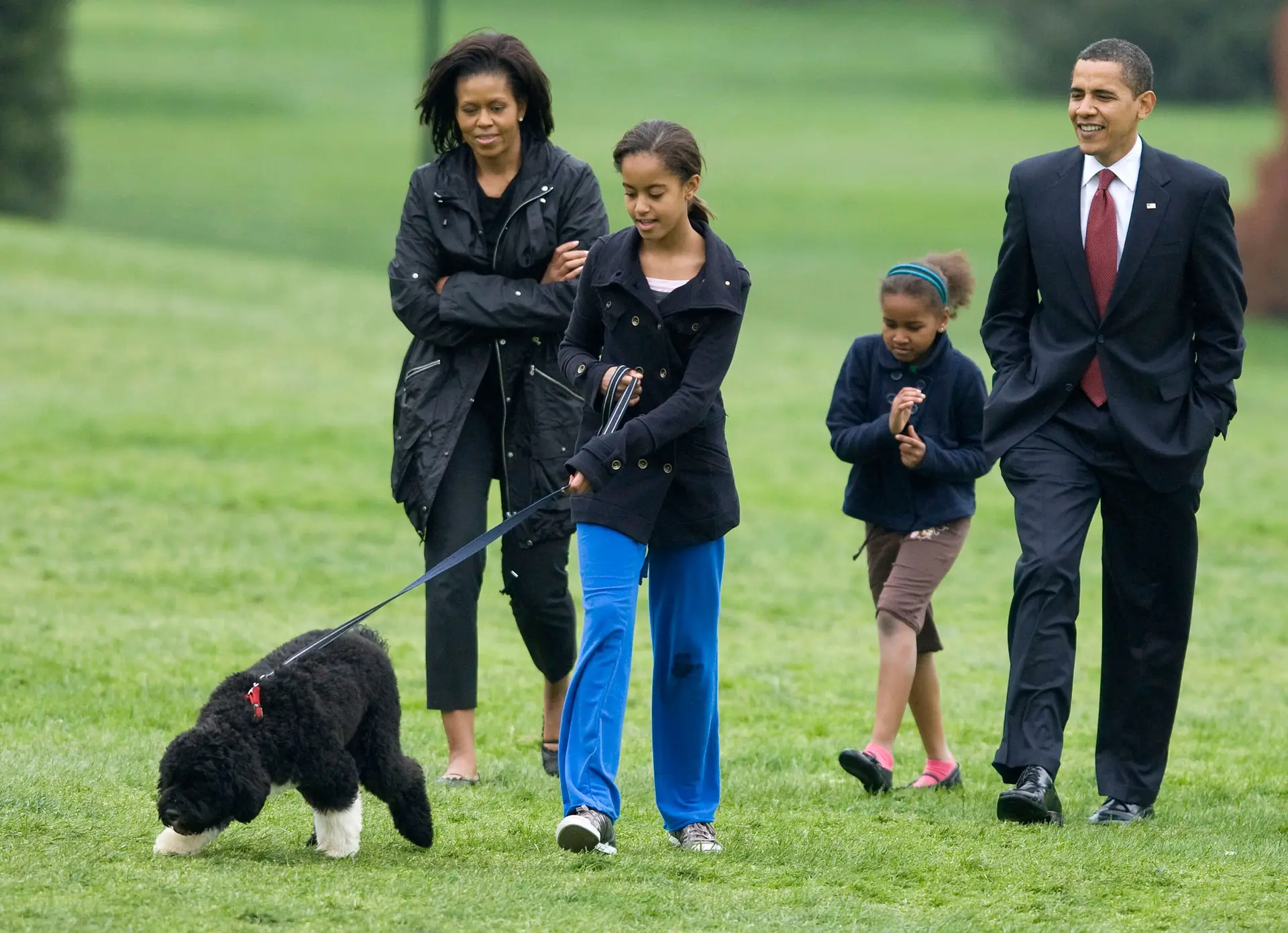Família Obama despedese de Bo, o cão de água português SIC Notícias