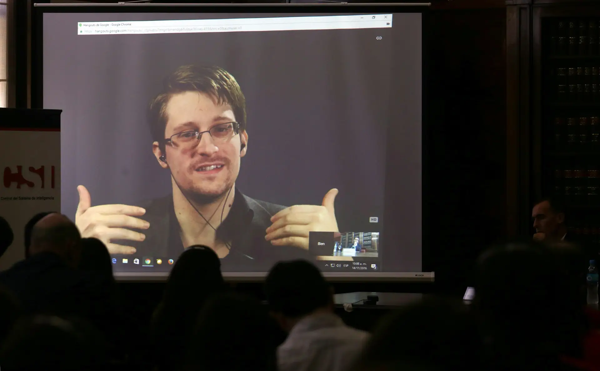 Edward Snowden e Oliver Stone nas Conferências do Estoril 2017