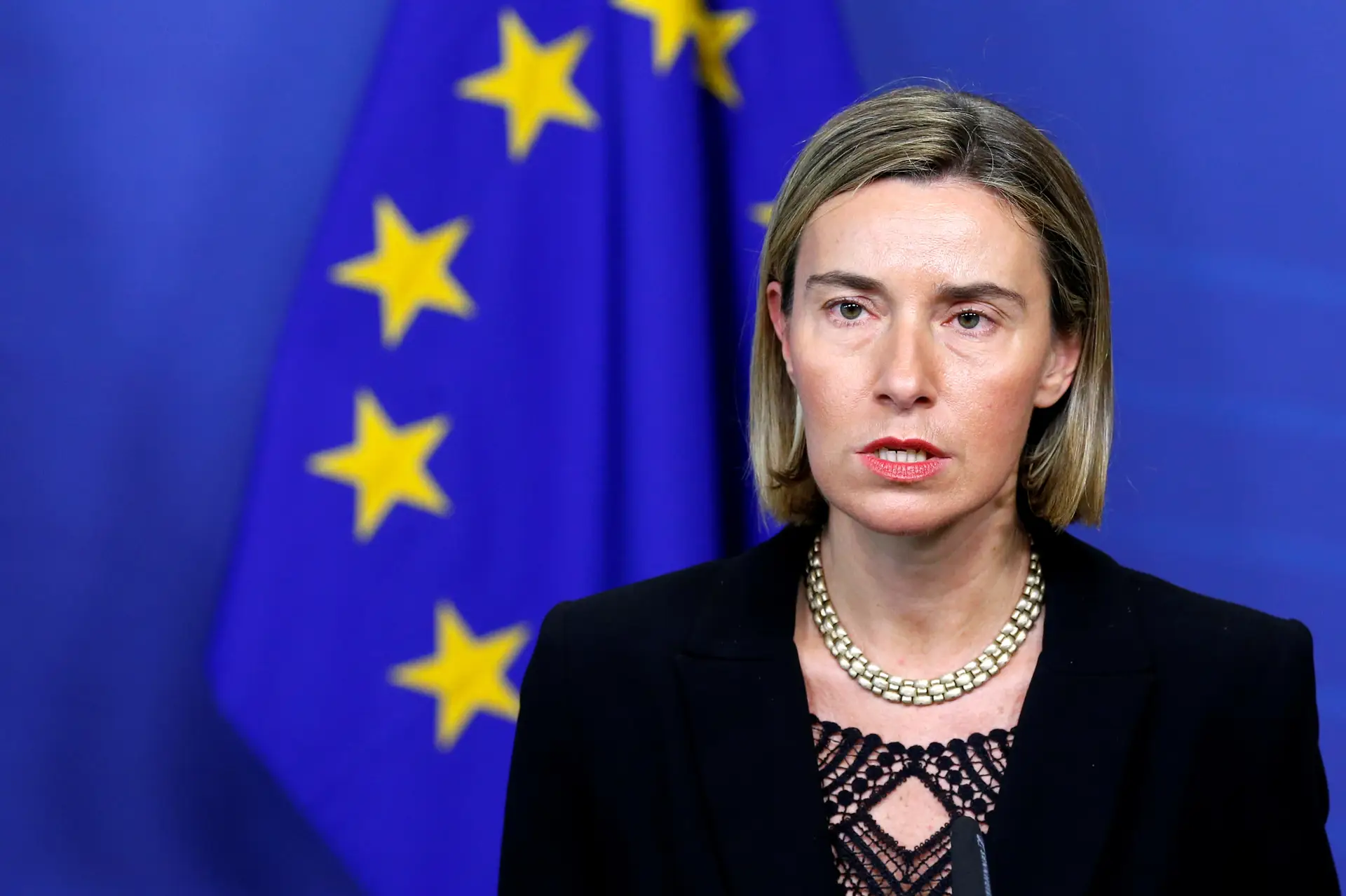 A chefe da diplomacia da União Europeia (UE), Federica Mogherini.