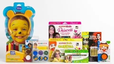 Pinturas de Carnaval perigosas para crianças