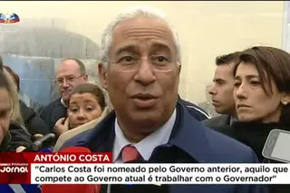 Costa diz que estatuto do governador do BdP é inamovível