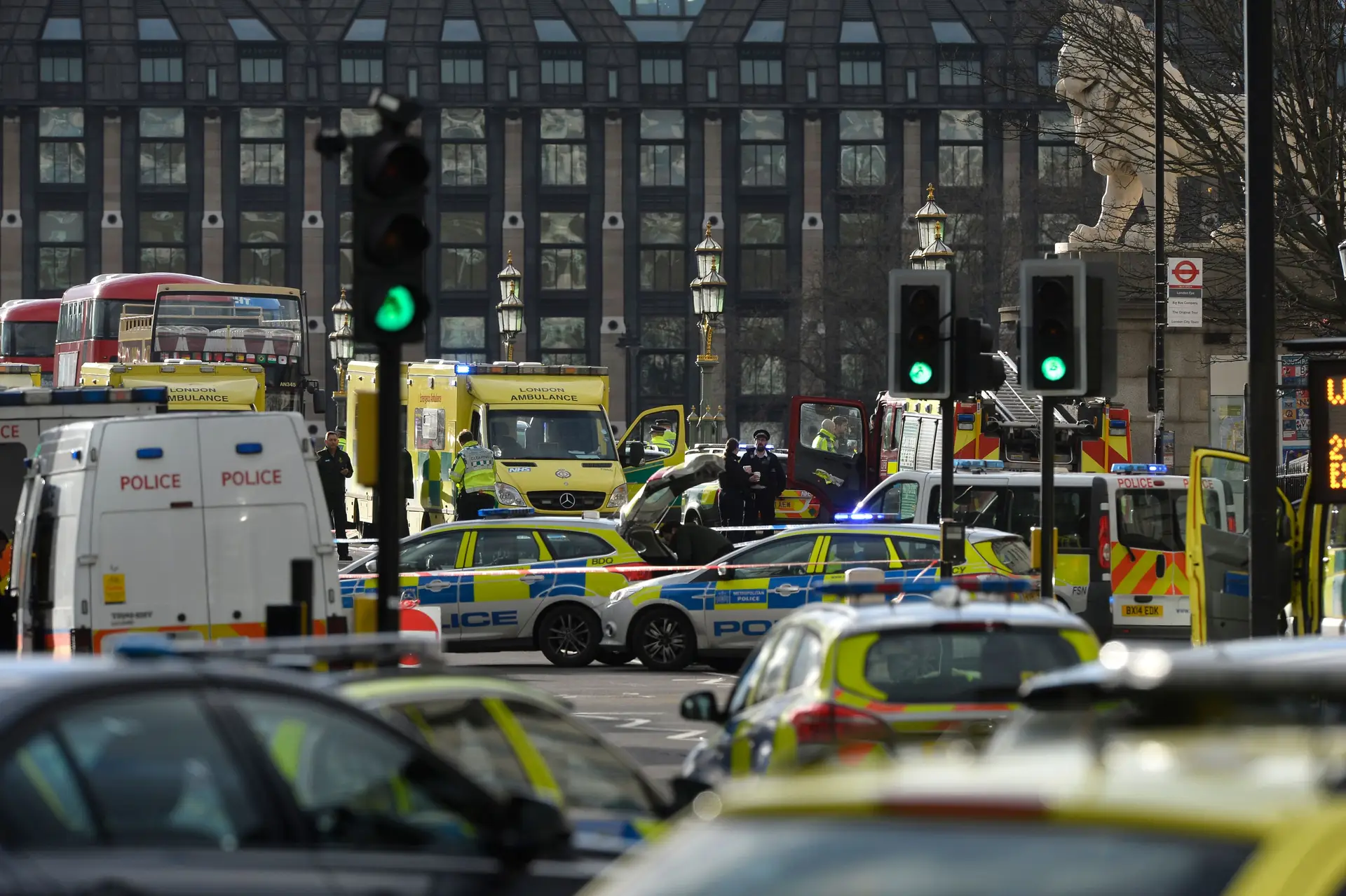 O ataque em Londres em imagens