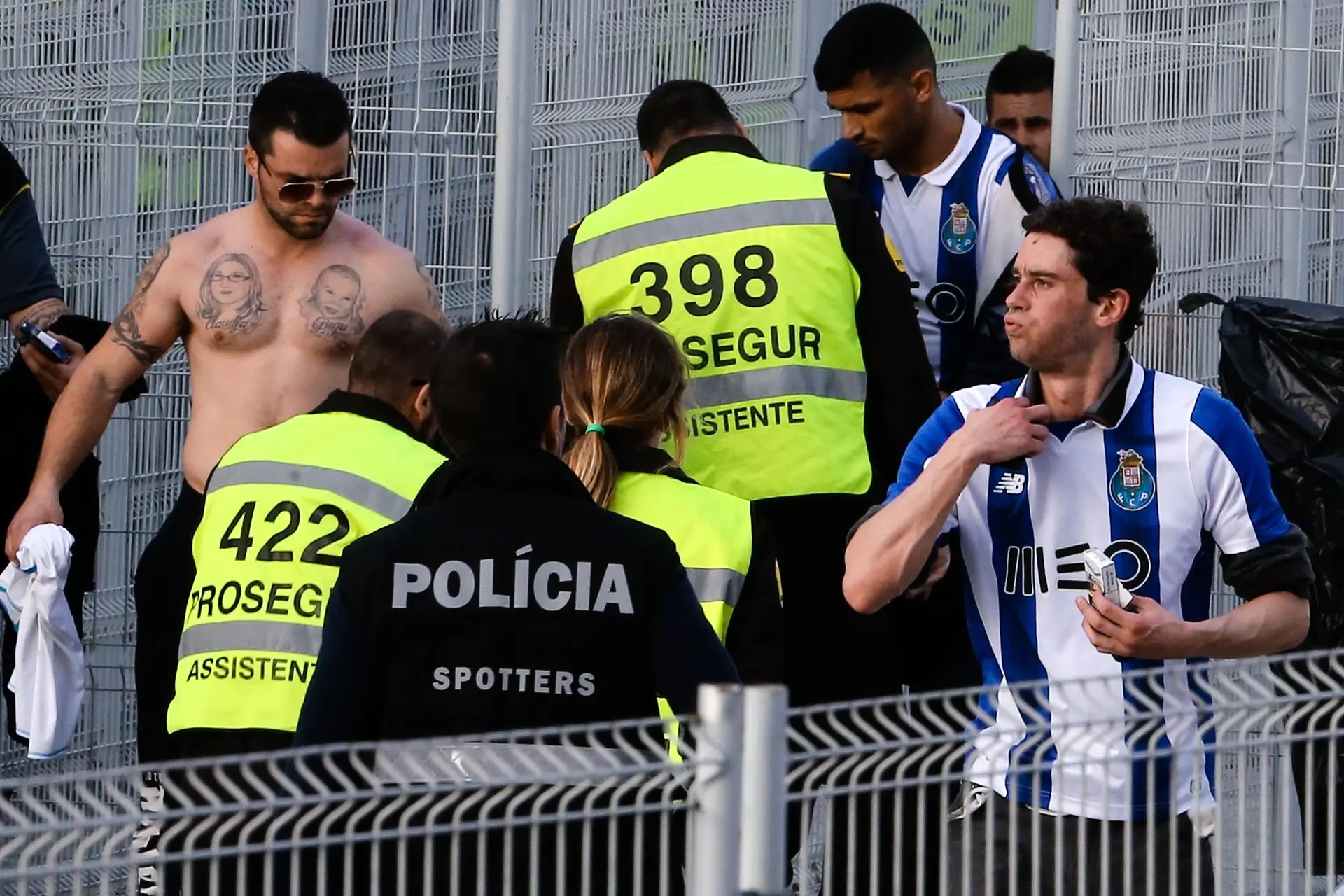 PSP deteve cinco pessoas antes do início do Benfica-FC Porto