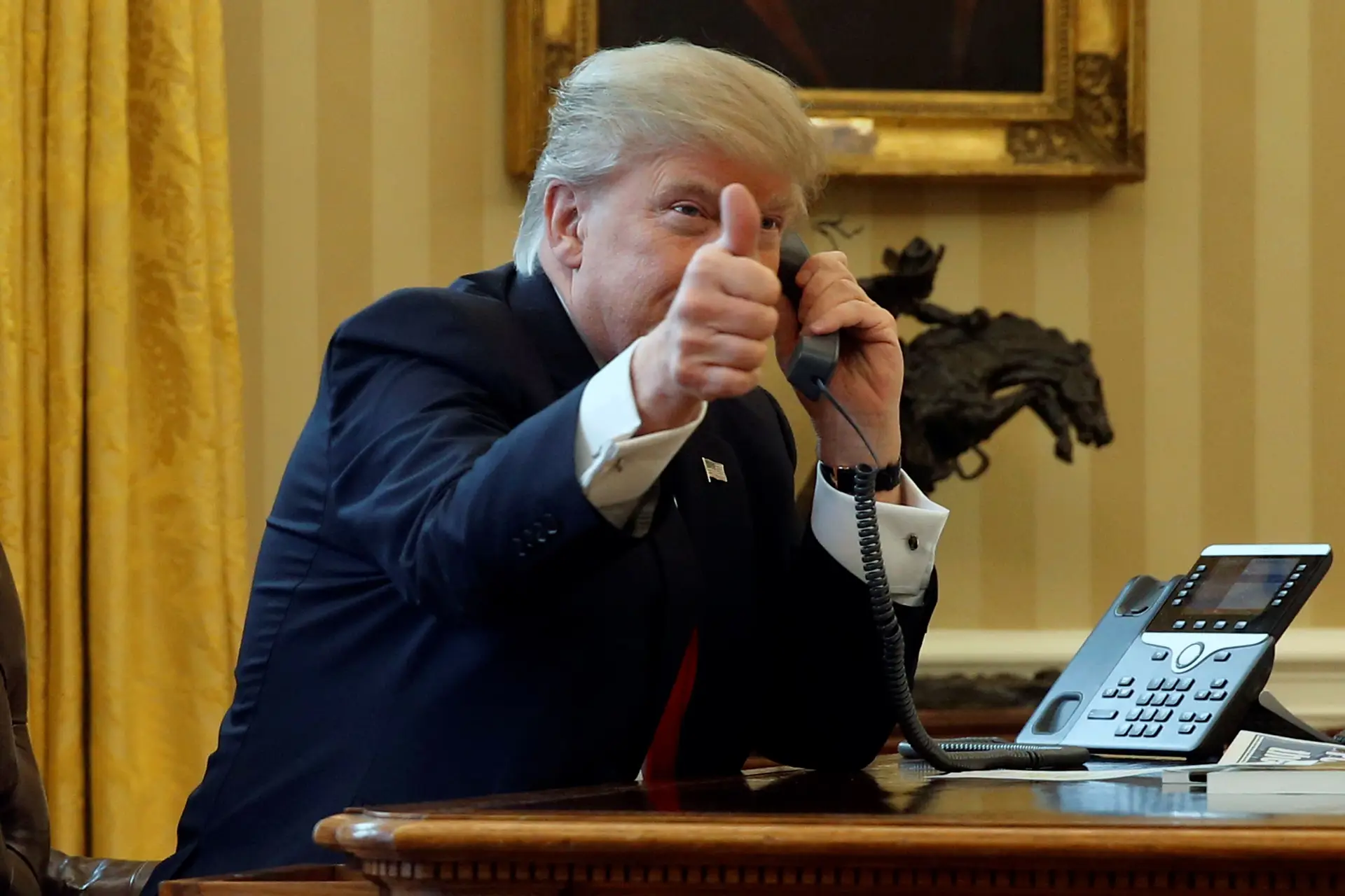 Trump terá ligado a Erdogan para o felicitar
