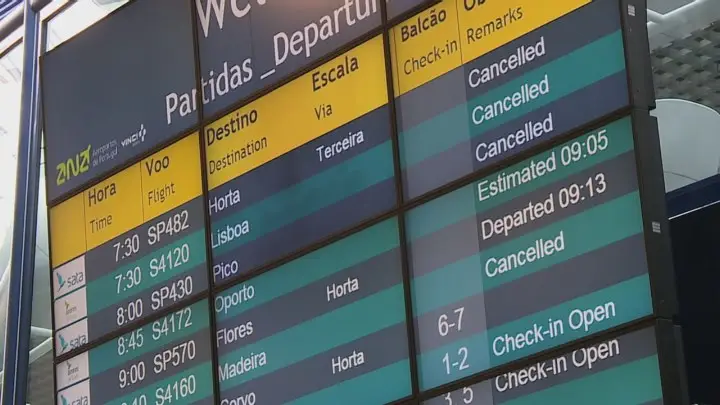 Depressão Emma traz chuva forte aos Açores e afeta ligações aéreas