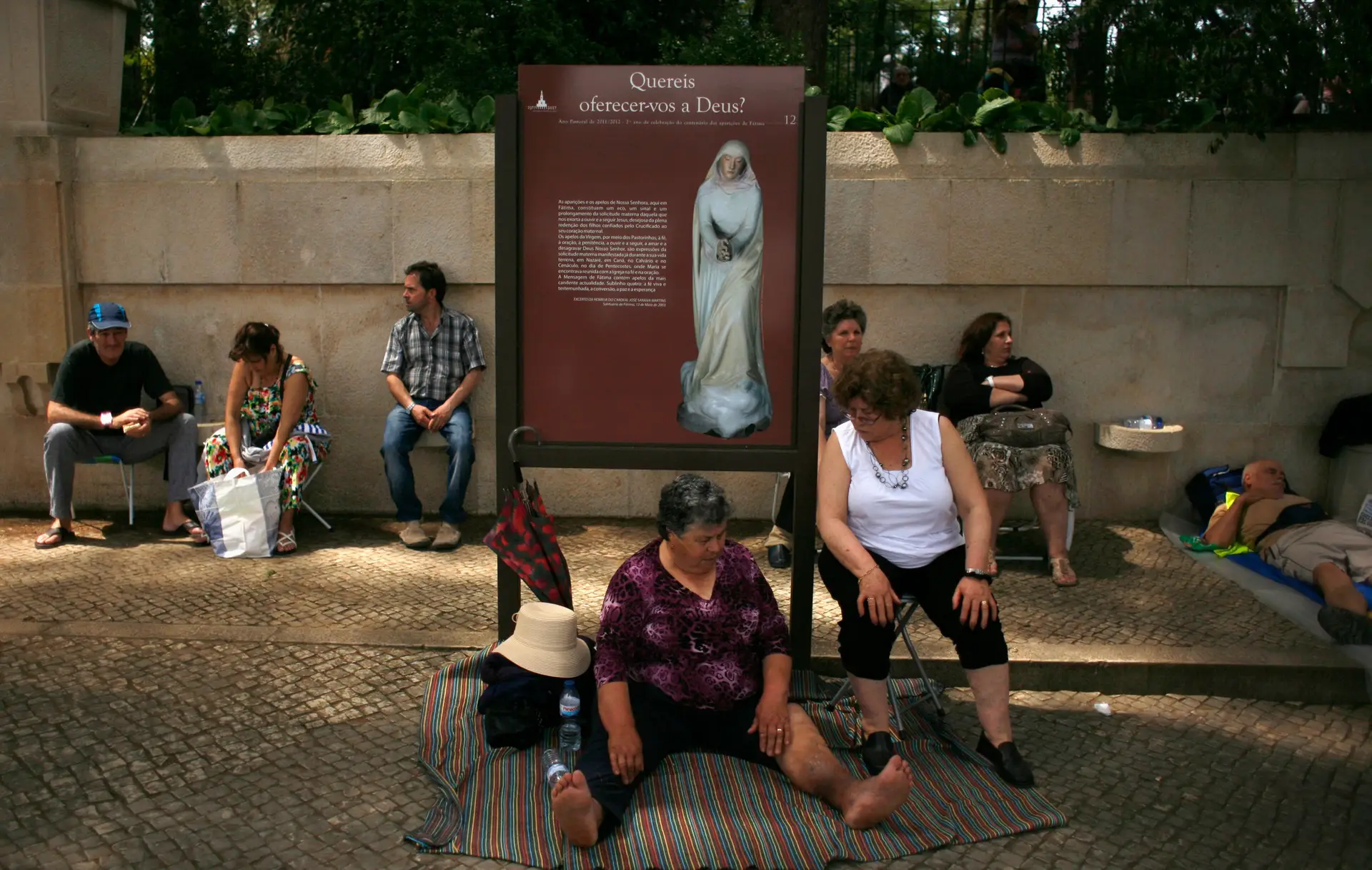 Peregrinos com apoio espiritual, 70 postos e 1.500 voluntários