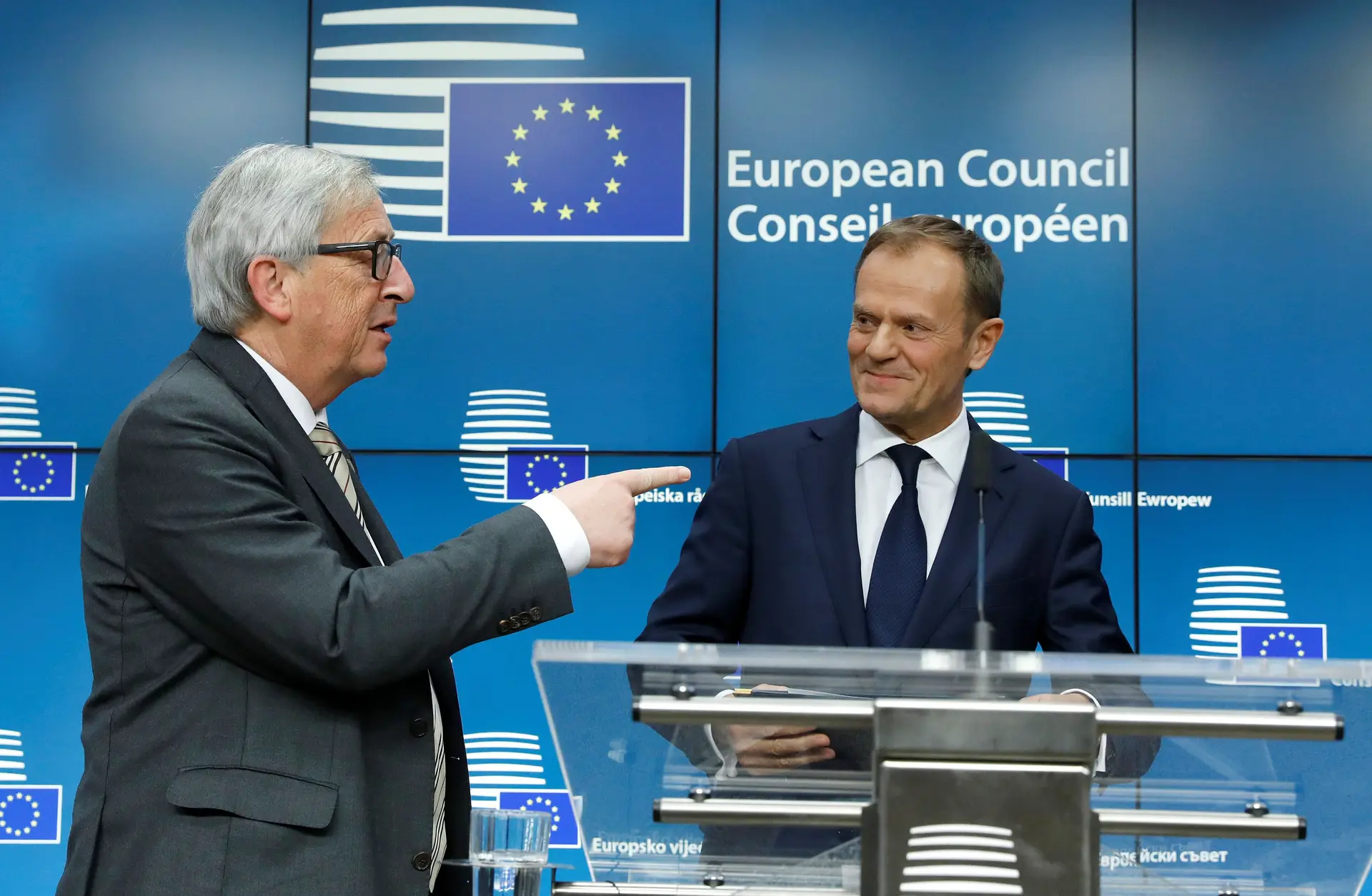 Juncker e Tusk reúnem-se em Bruxelas com Trump, Erdogan e Macron