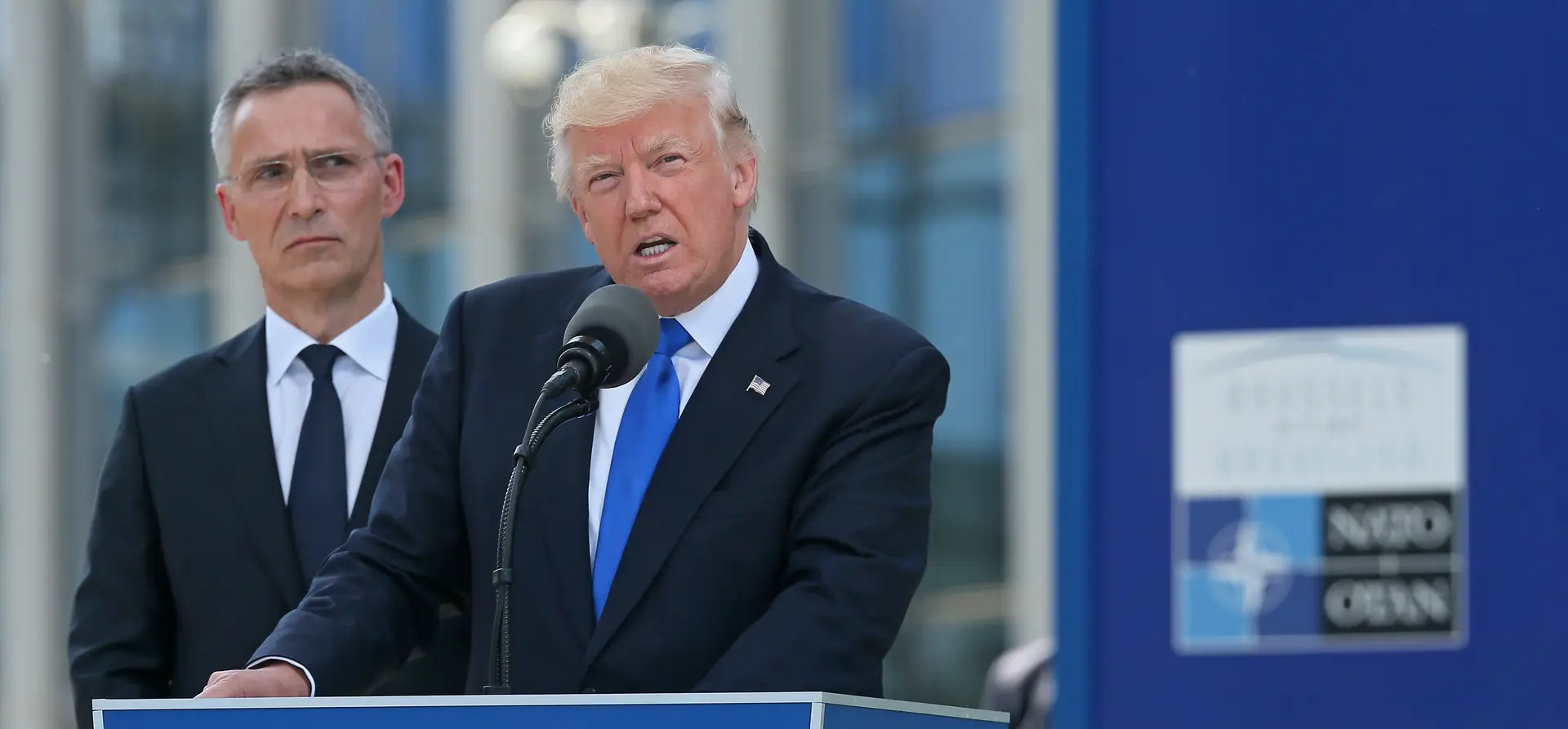 Terrorismo, imigração e Rússia são as ameaças que a NATO deve enfrentar, segundo Trump