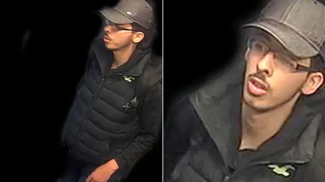 Imagens de videovigilância momentos antes de Salman Abedi accionar a bomba.