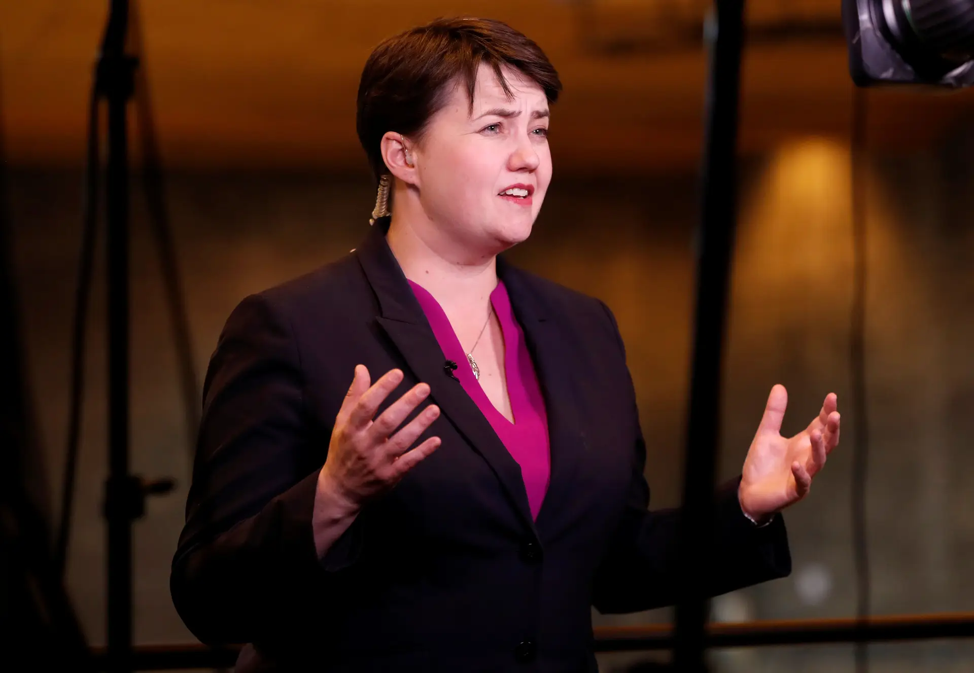 Ruth Davidson, líder do partido Conservador escocês.