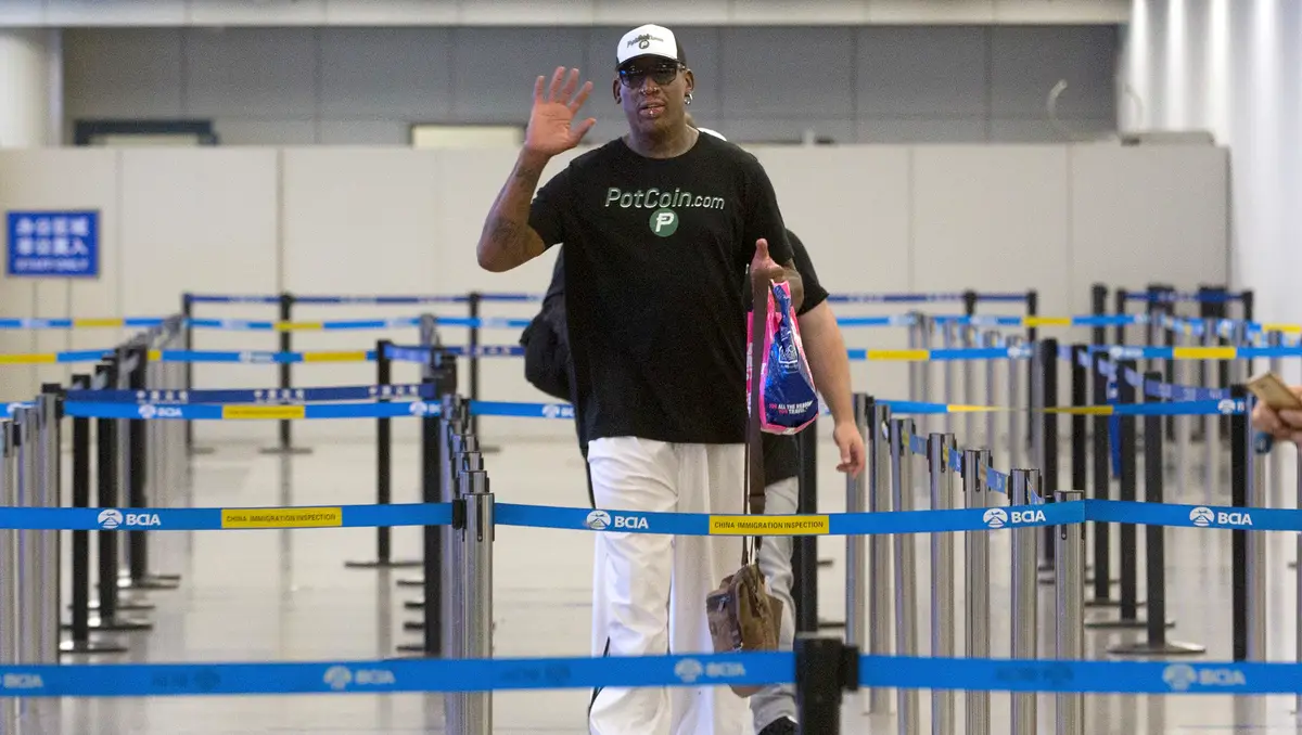Aeroporto de Pequim a caminho de Pyongyang, 13 de junho de 2017