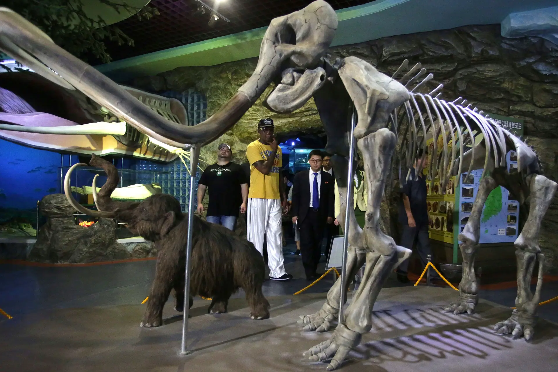 Visita ao Zoo de Pyongyang a 16 de junho de 2017