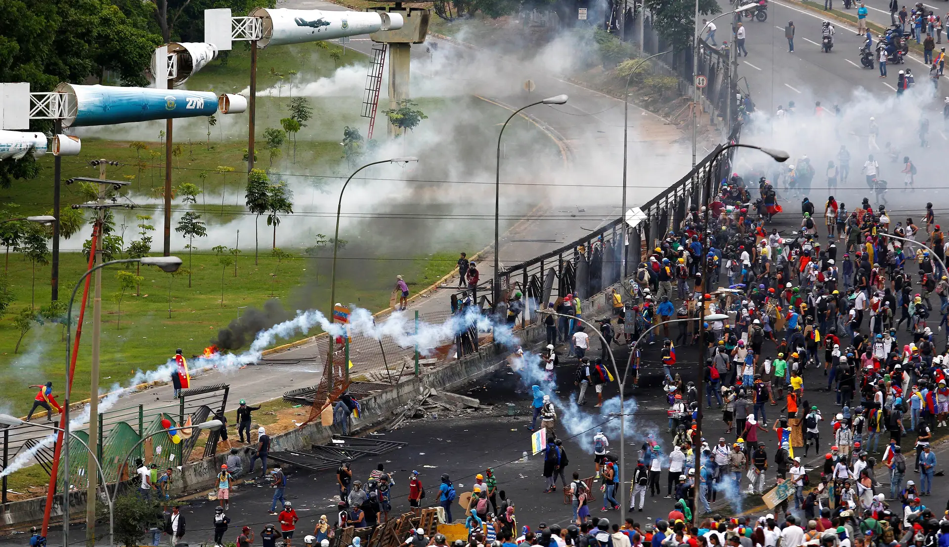 376 jornalistas agredidos em 85 dias de protestos na Venezuela