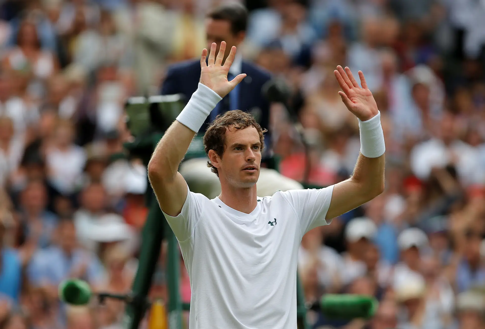 Andy Murray na segunda ronda do torneio de Wimbledon