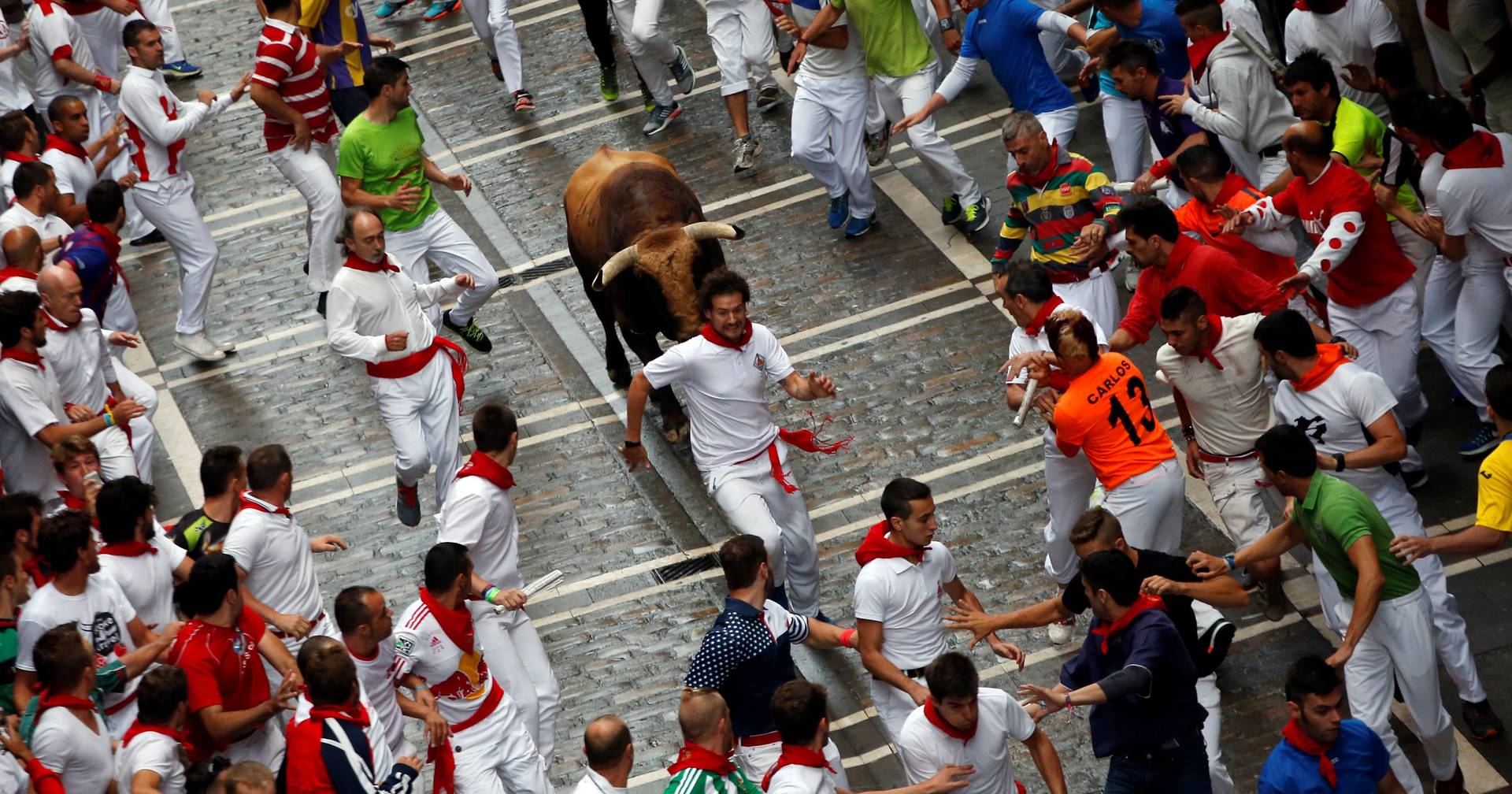 Cinco feridos no regresso da largada de touros em Pamplona