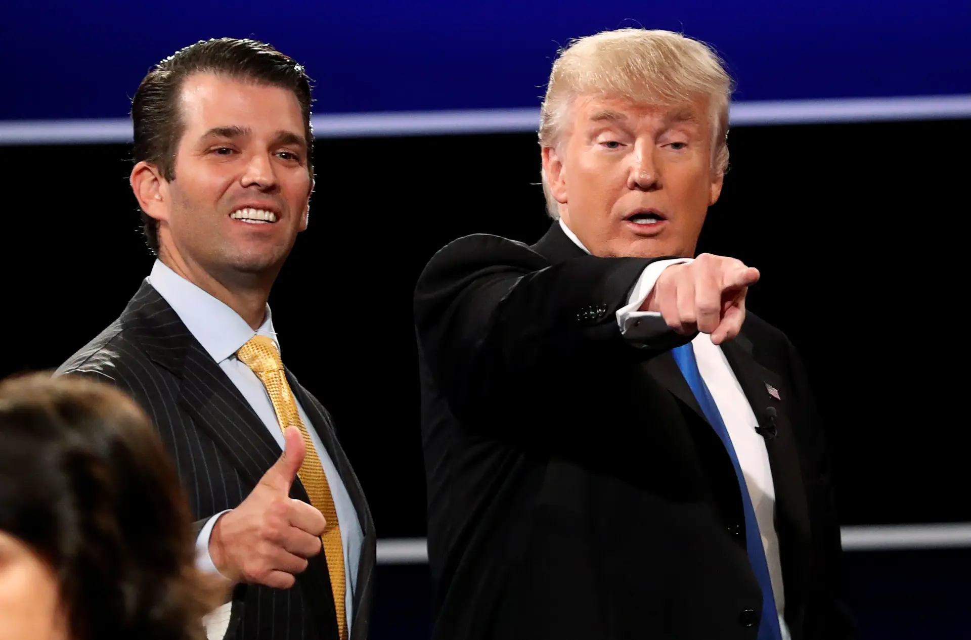 Trump defende o filho mais velho, "aberto, transparente e inocente"