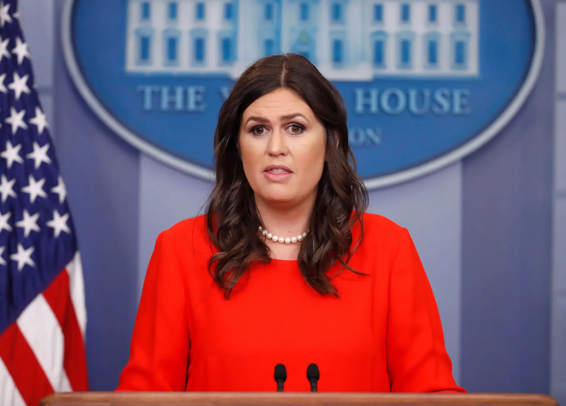 Sarah Sanders é a nova porta-voz da Casa Branca