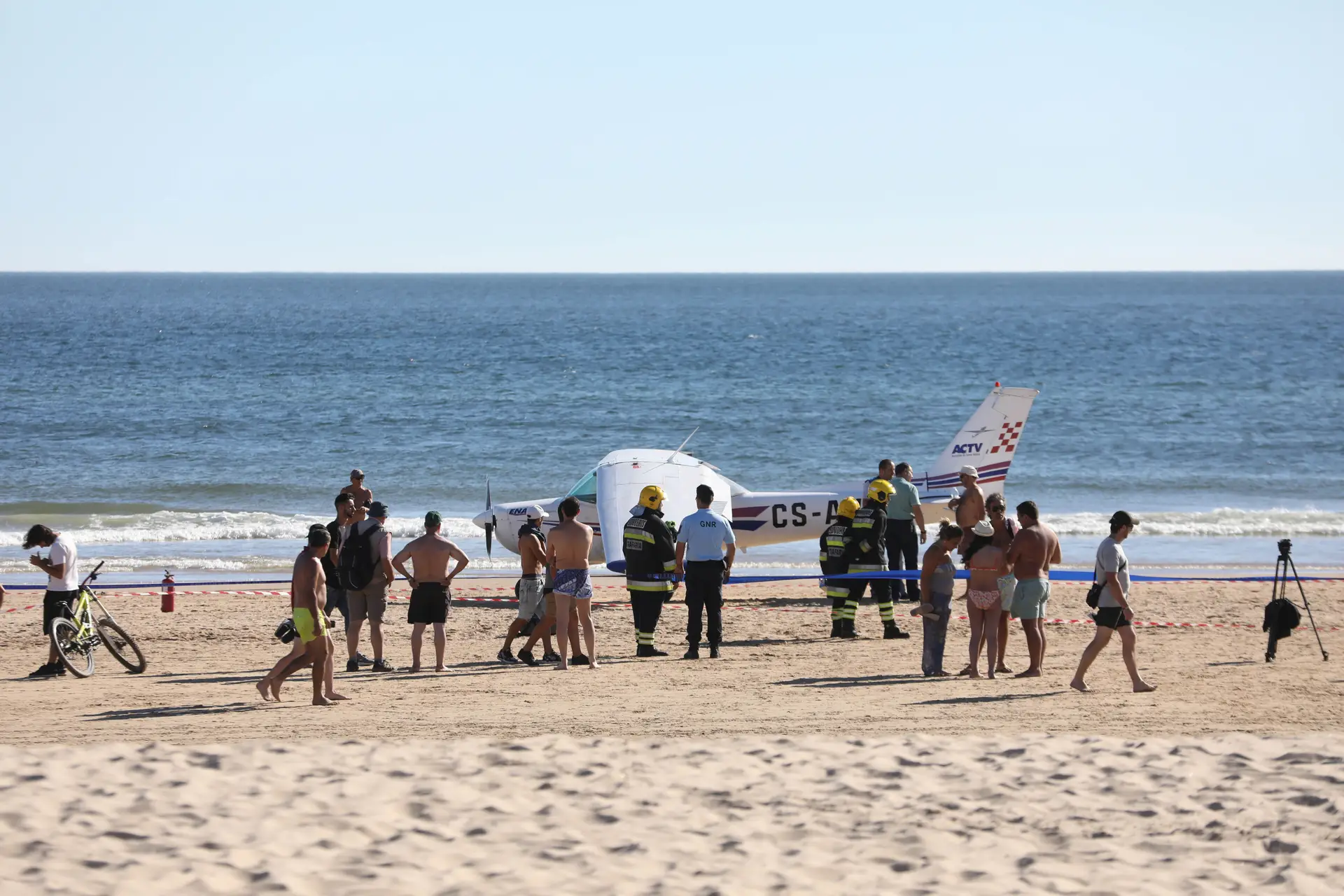 Avião do acidente da Caparica tinha peça com desgaste anormal
