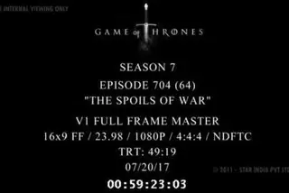 Próximo episódio de "A Guerra dos Tronos" divulgado online