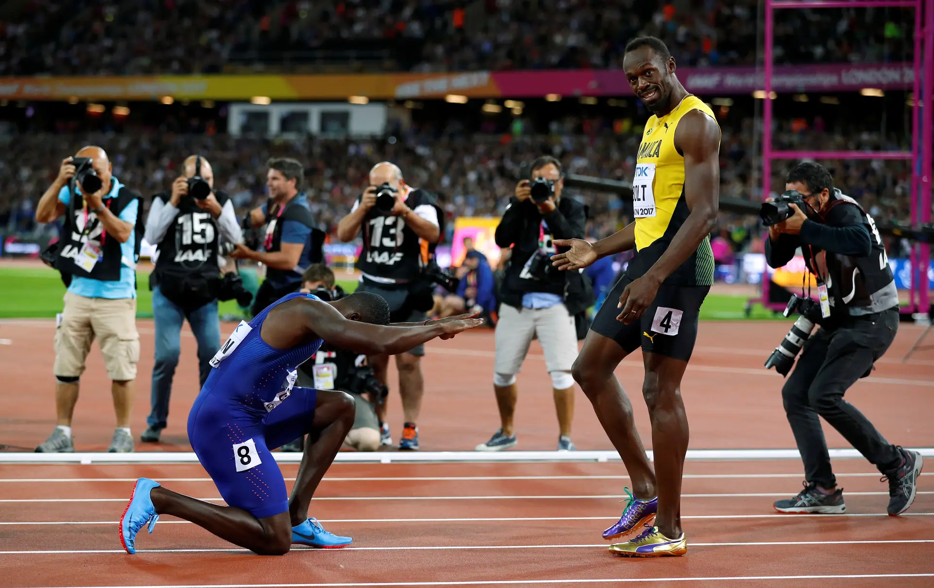 Bolt despede-se das pistas com derrota na final dos 100 metros