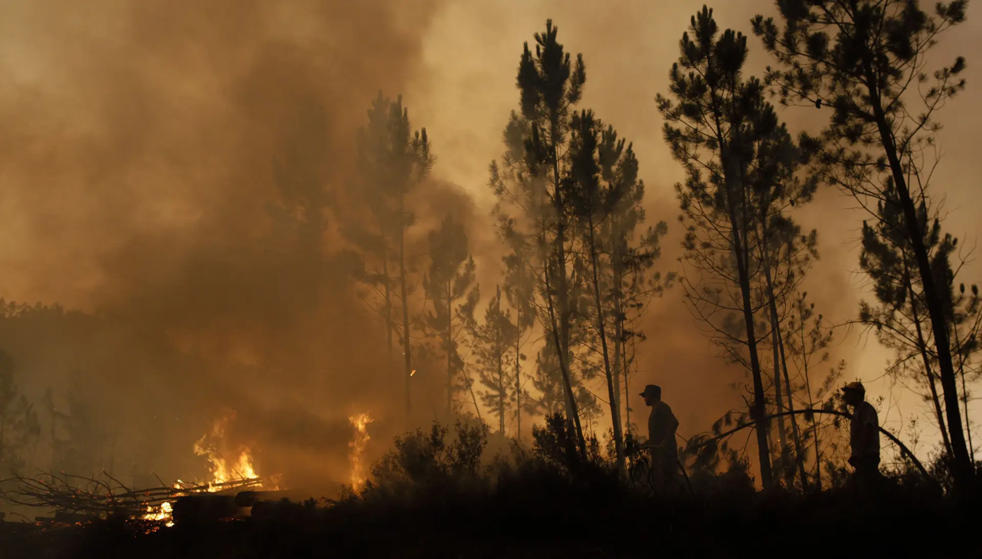 Aldeia de Rio Cimeiro evacuada em Ferreira do Zêzere