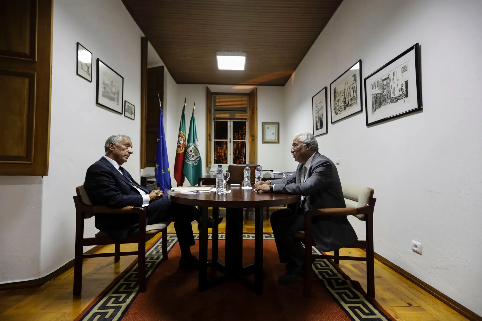 Presidente da República recebe primeiro-ministro ao final da tarde