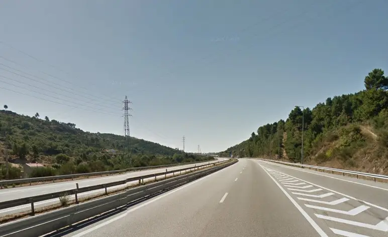 Antigo IP5 cortado na zona da Guarda