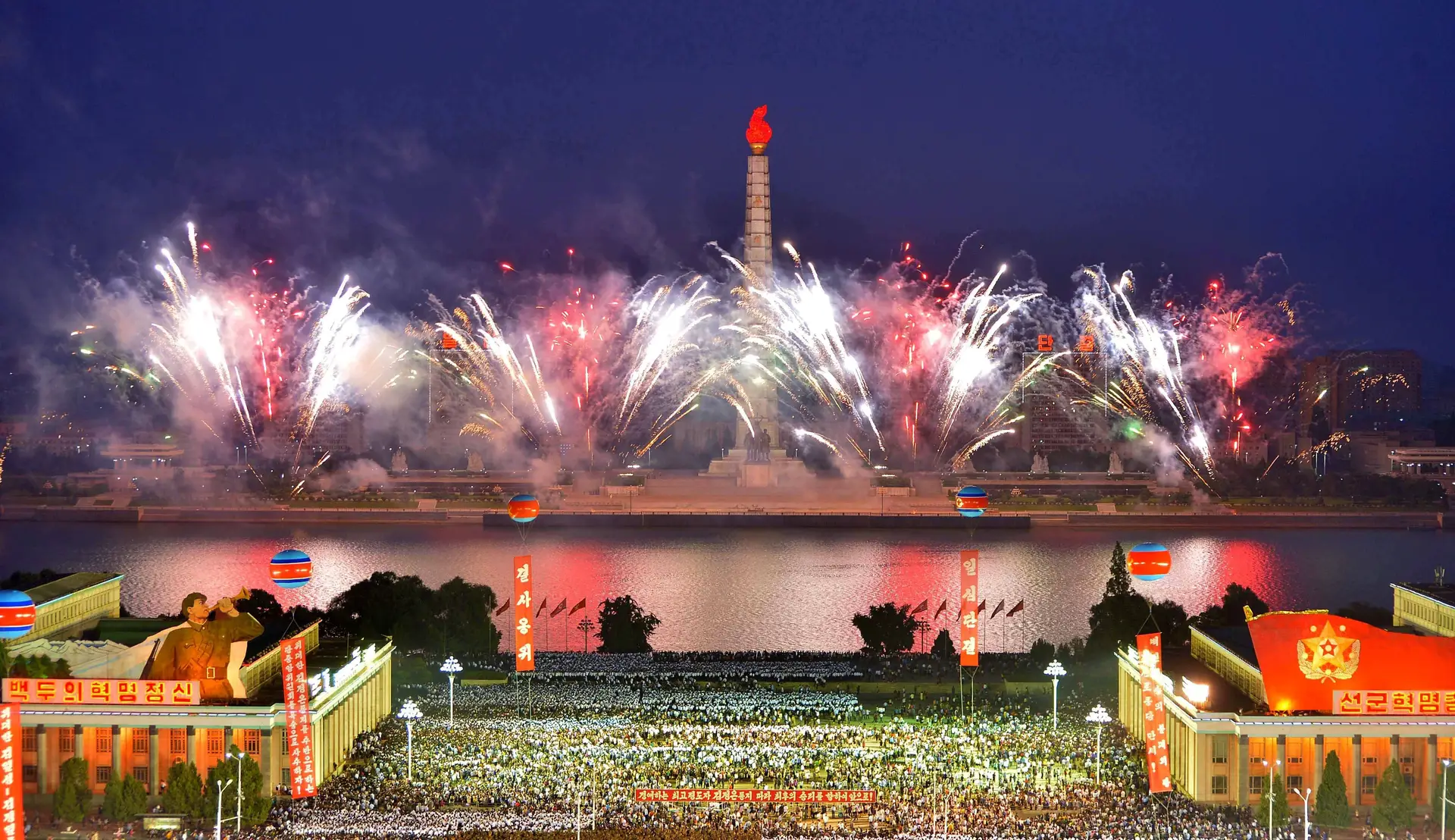 Pyongyang celebra sexto teste nuclear com fogo de artifício