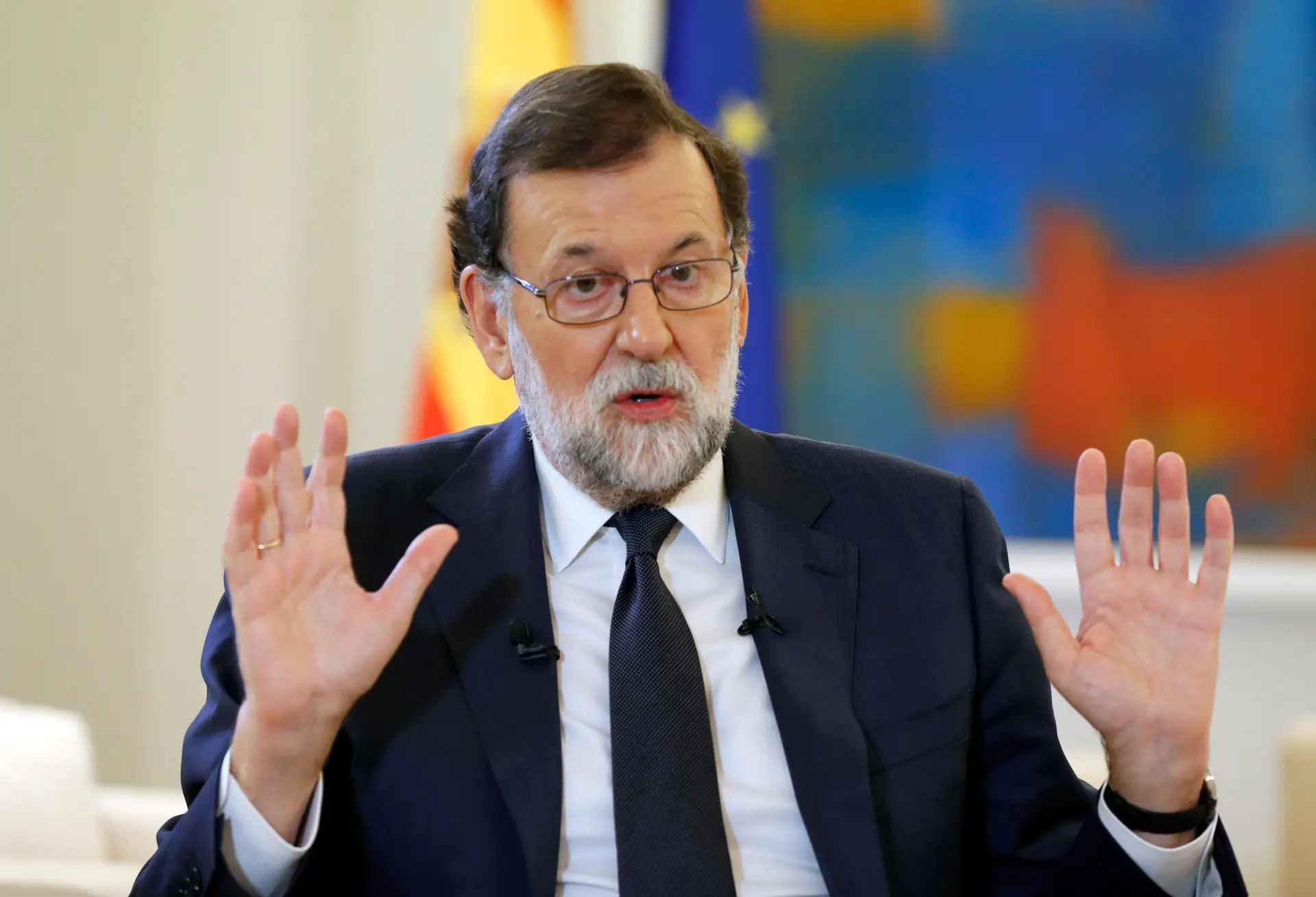 Rajoy vai "impedir" que declaração de independência da Catalunha tenha qualquer significado