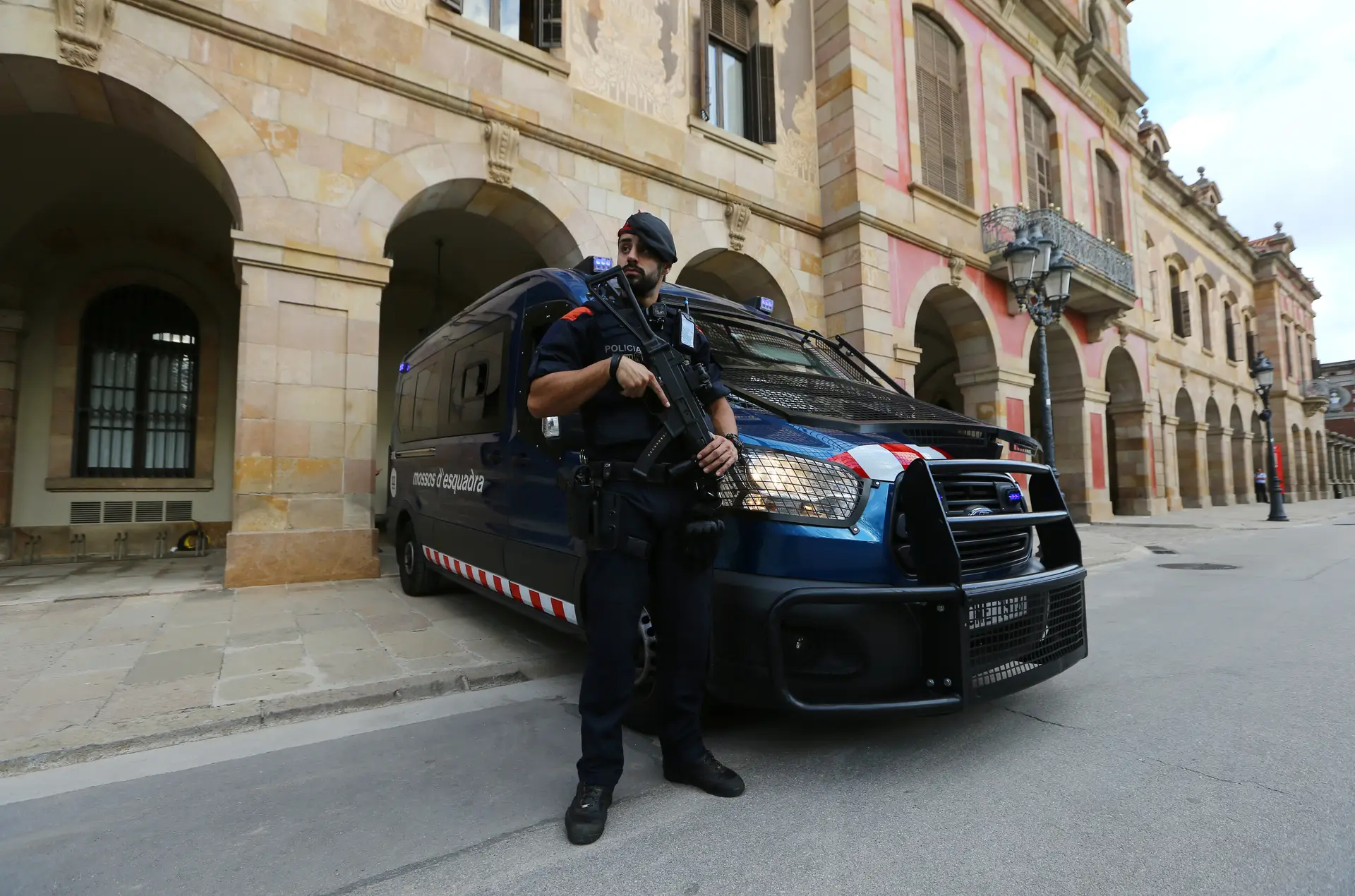 Segurança reforçada no Parlamento da Catalunha