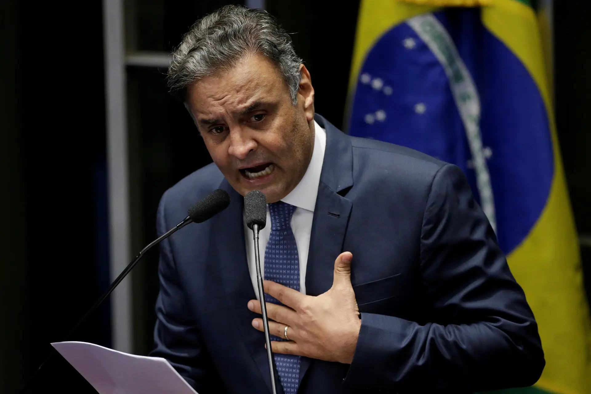 Senador brasileiro Aécio Neves.
