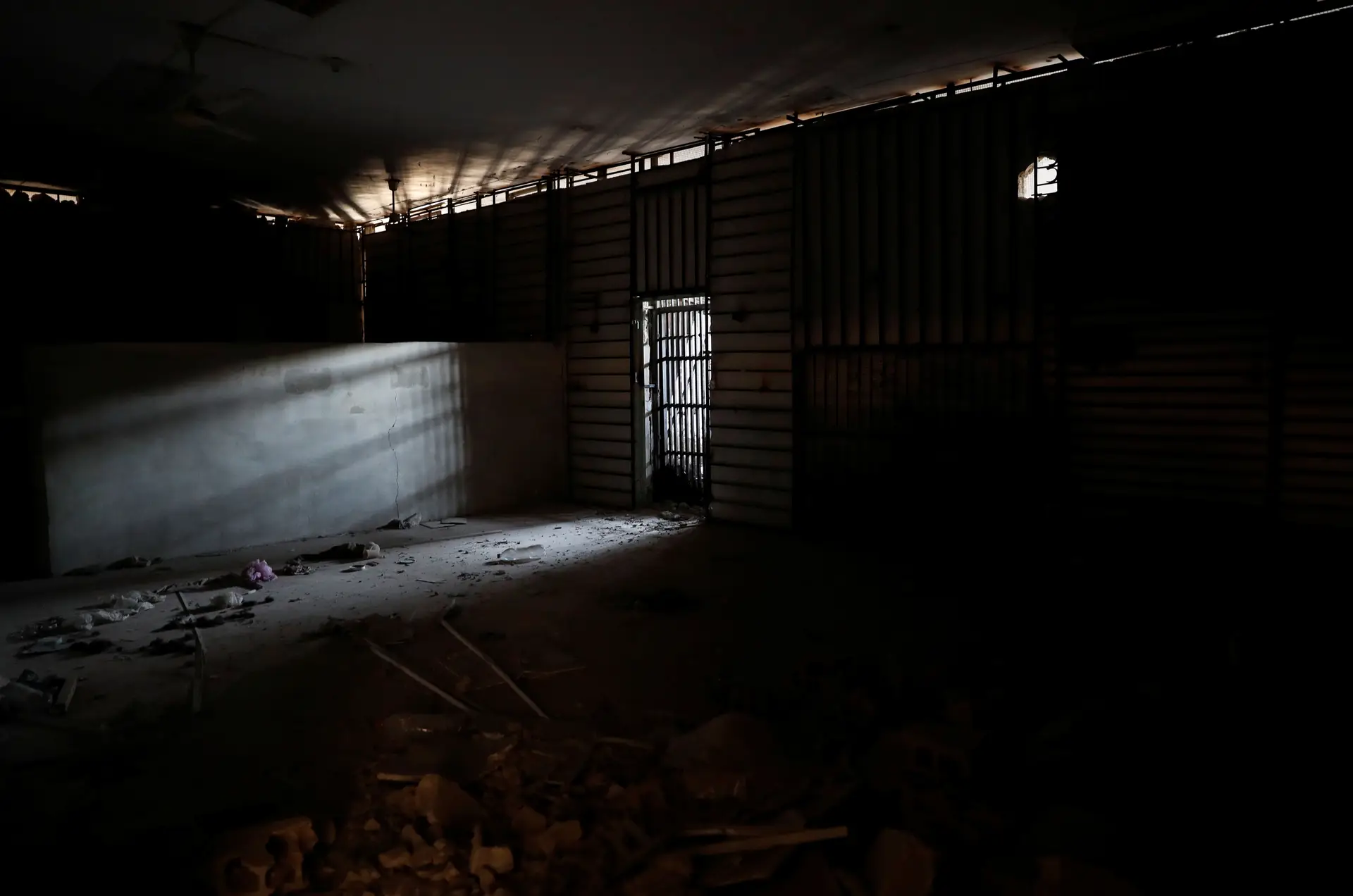 Um bunker do Daesh em Raqqa, na Síria. 