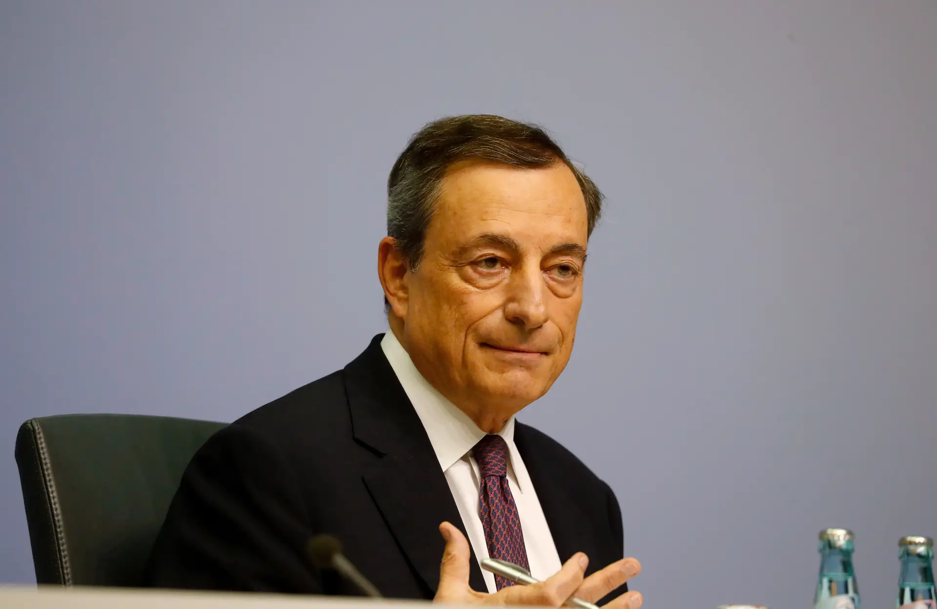 Draghi diz que BCE mantém condições de financiamento favoráveis