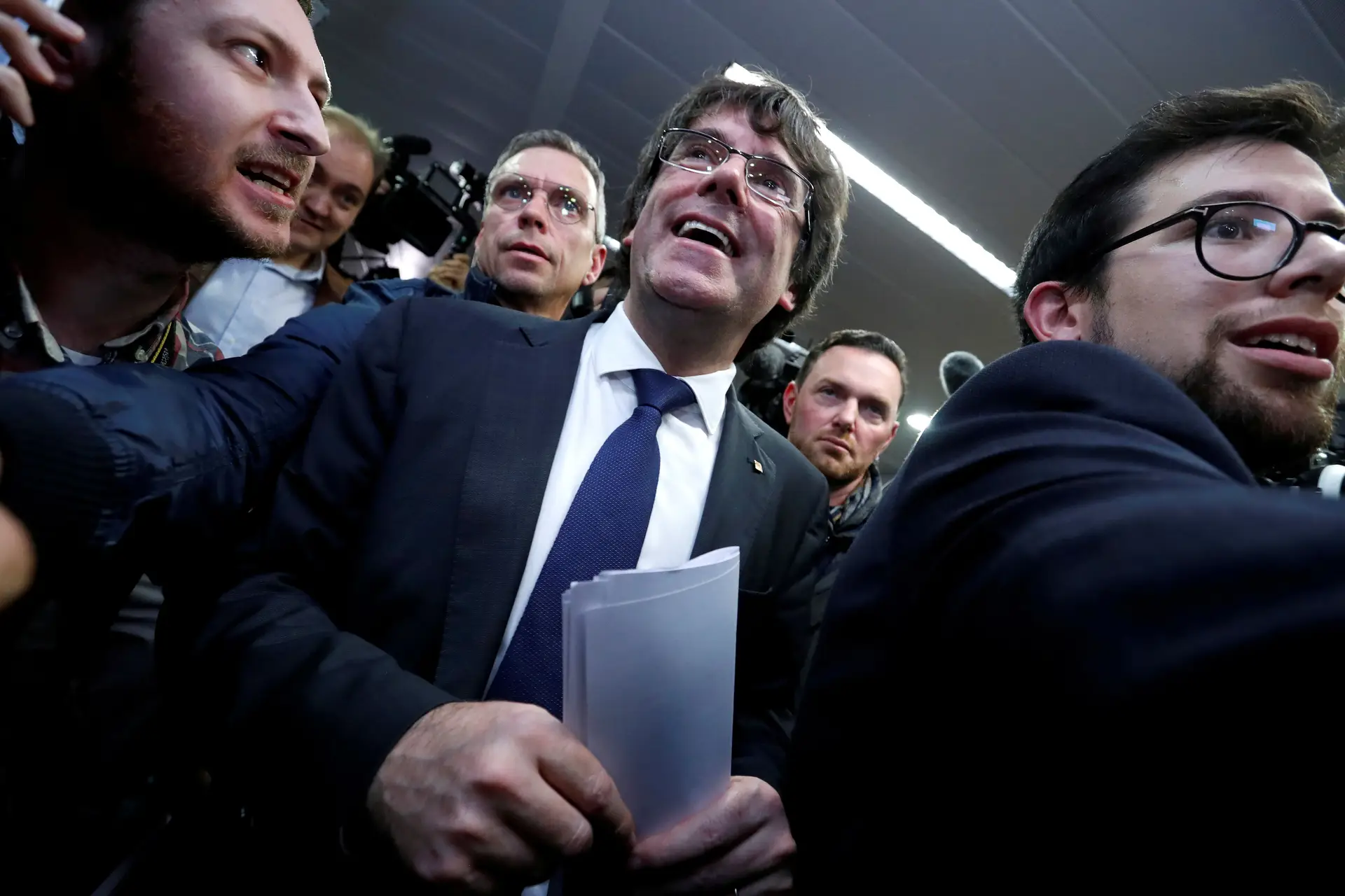 Puigedemont, o presidente catalão destituído, está atualmente na Bélgica