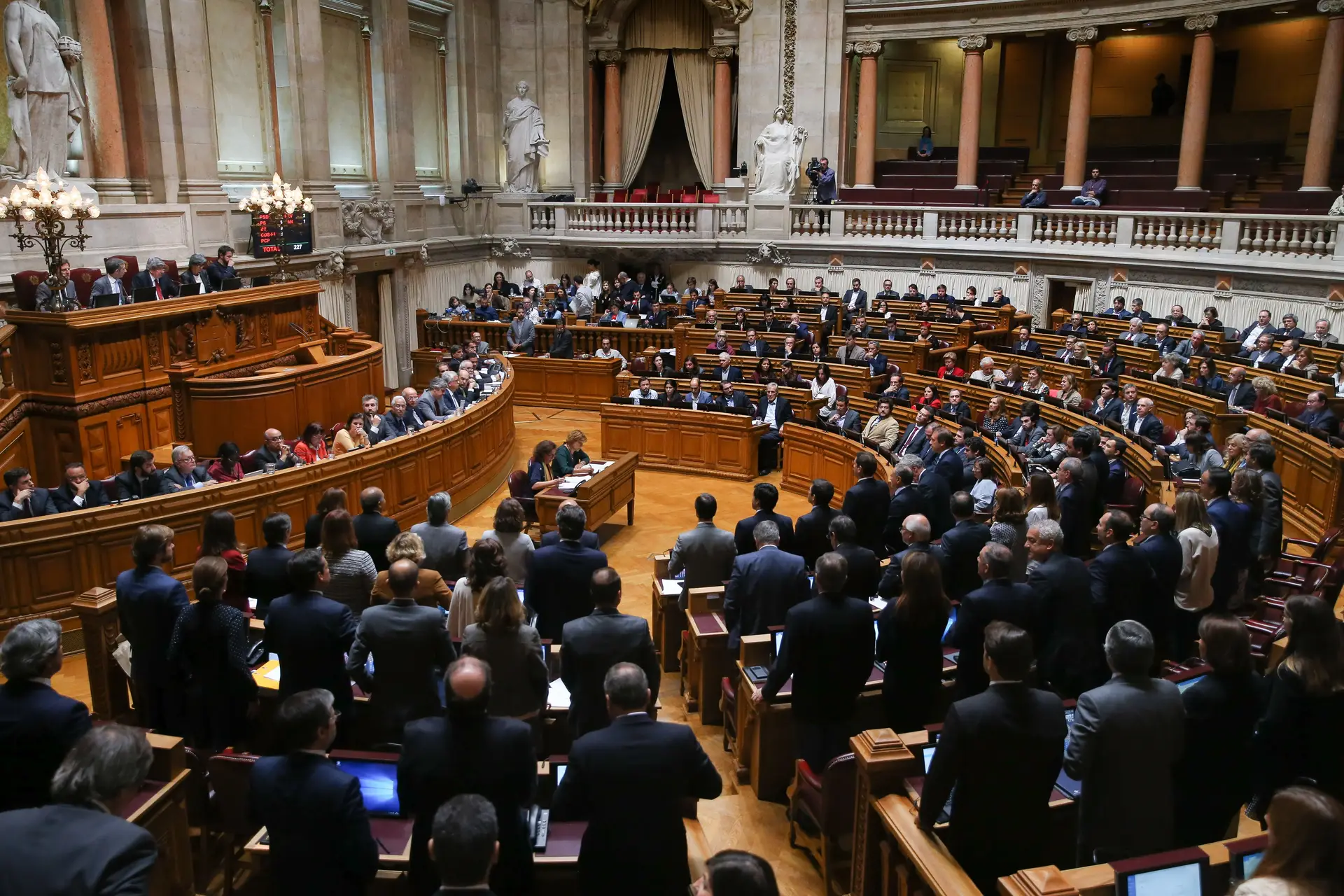 Esquerda aprova proposta de Orçamento, PSD e CDS votaram contra