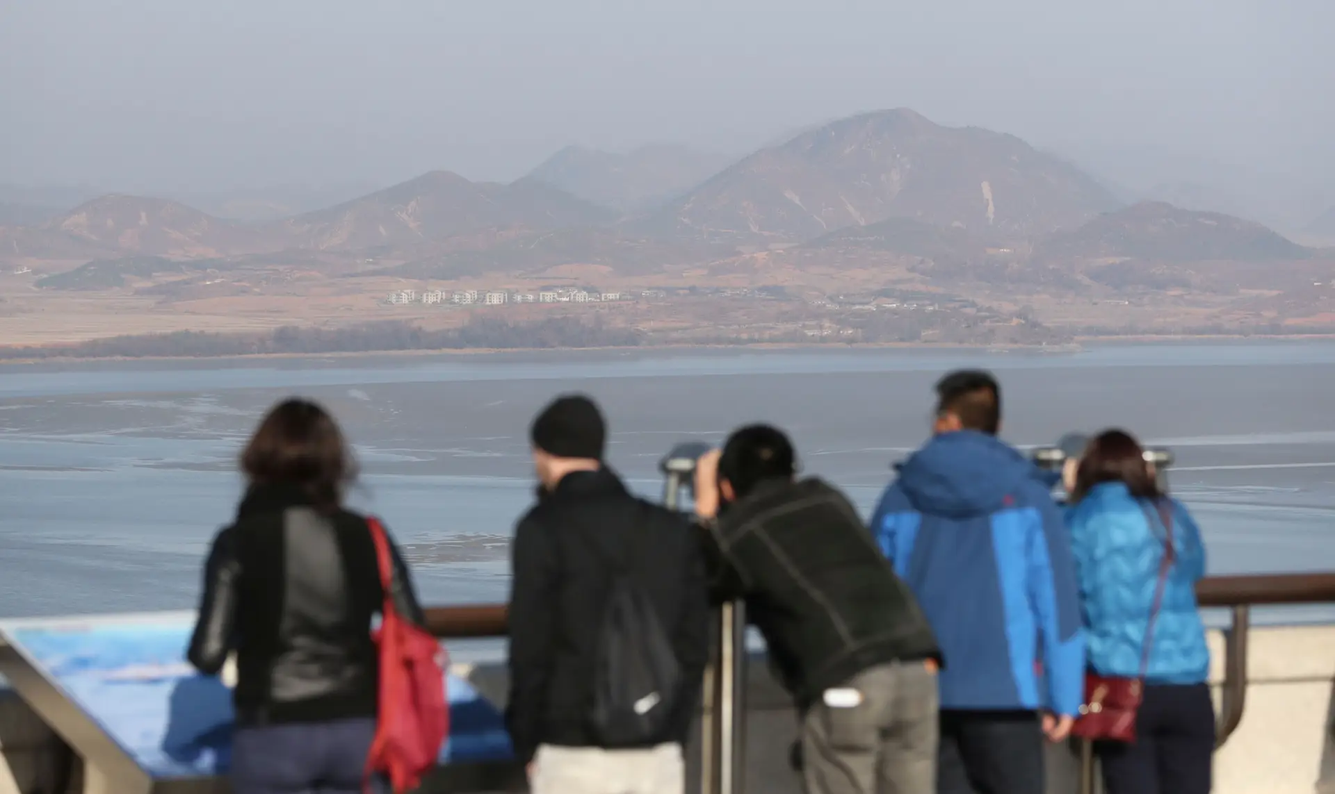 Observatório do lado sul-coreano sobre a Coreia do Norte