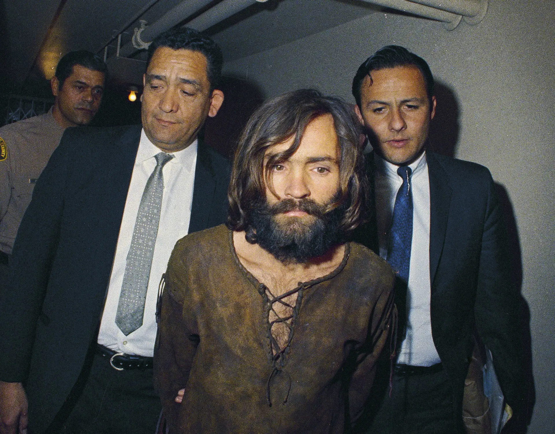 Charles Manson, numa foto de arquivo de 1969.
