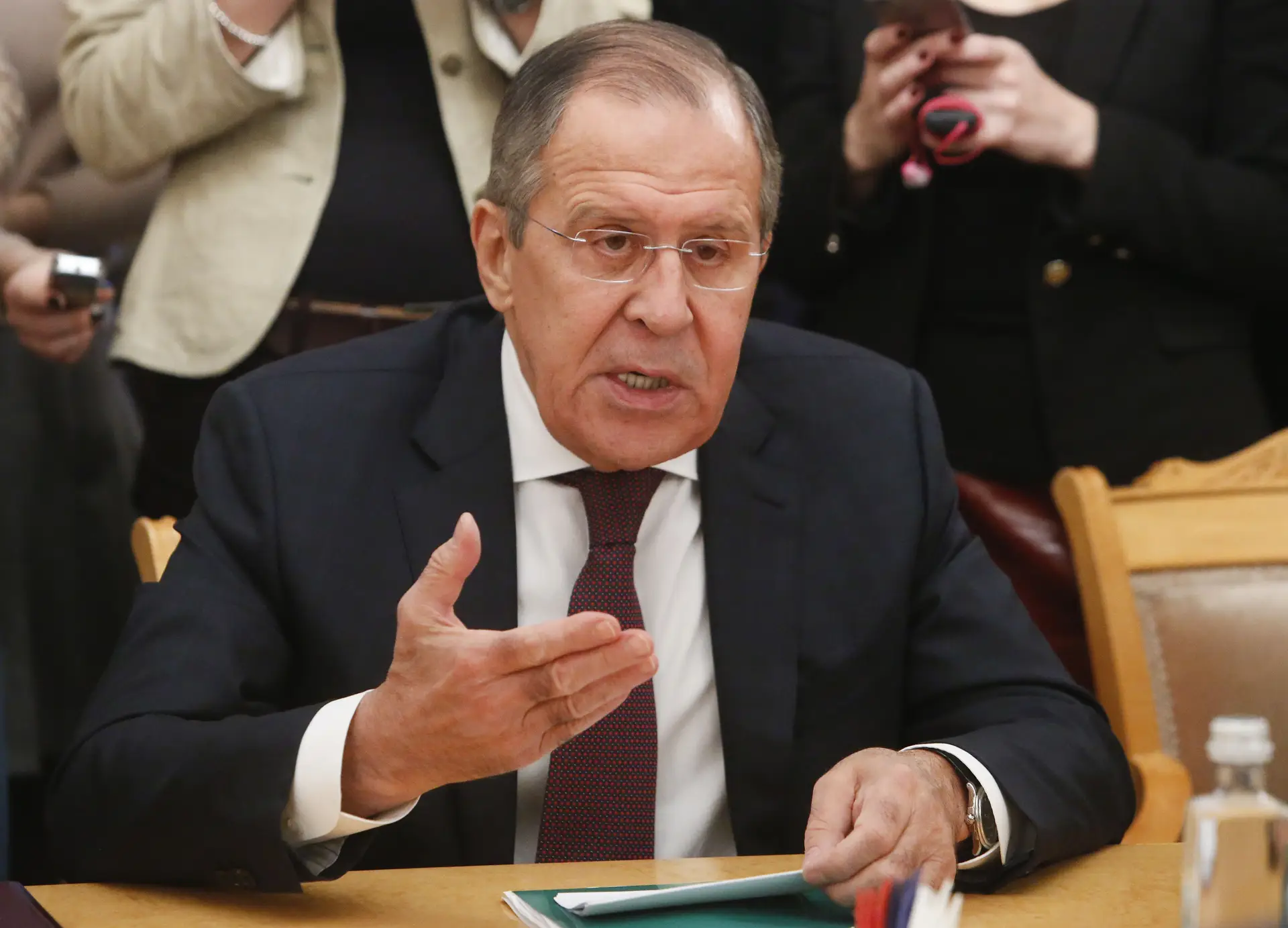Sergey Lavrov, o ministro dos Negócios Estrangeiros russo