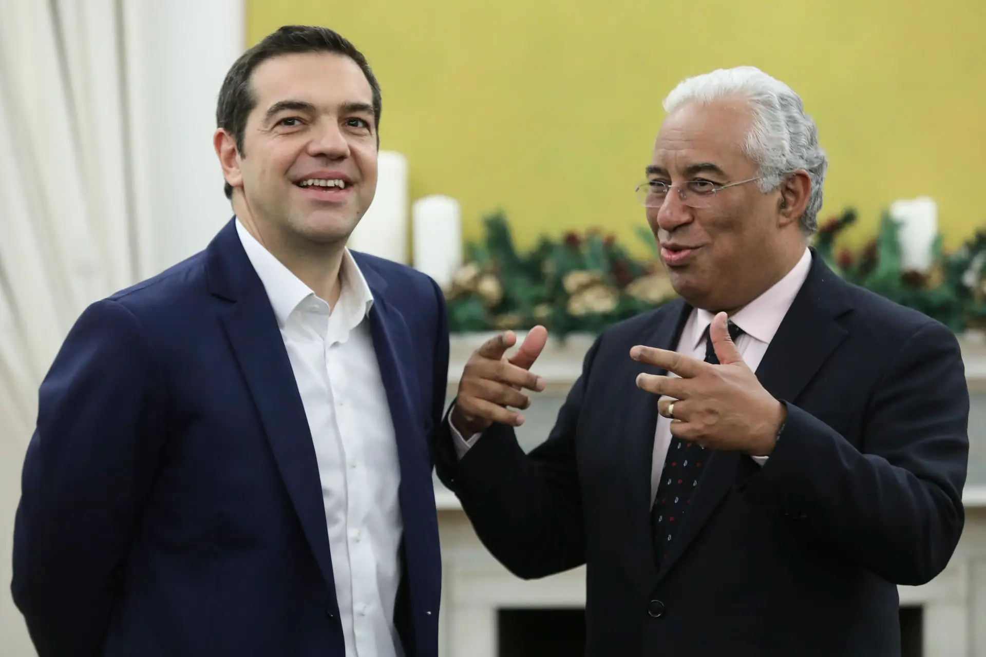 Costa e Tsípras preparam posições comuns para a próxima cimeira da UE
