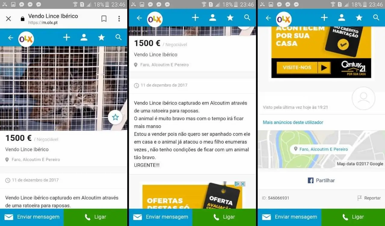 Anúncio no OLX: Ao que chegou a crise