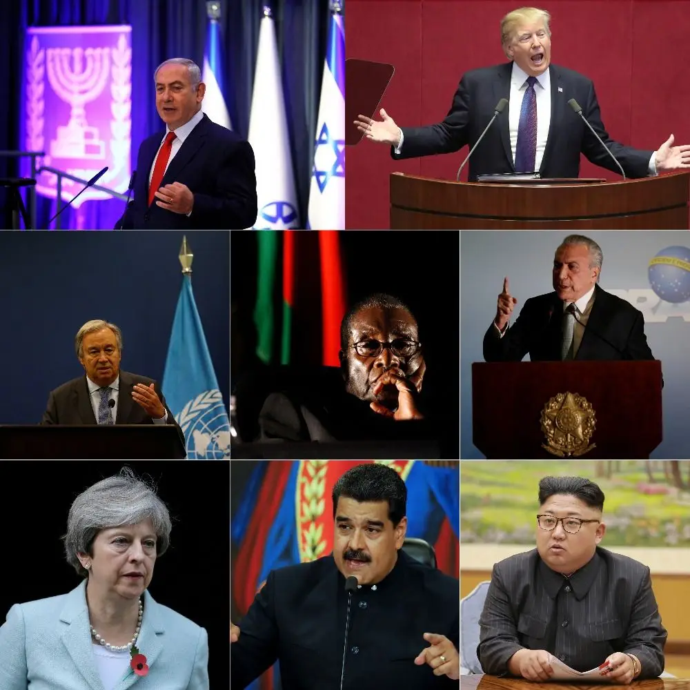 As frases que marcaram o Mundo em 2017