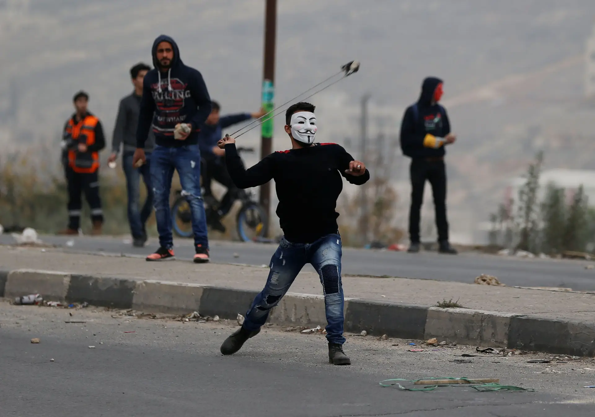 Novas manifestações de palestinianos por causa de Jerusalém