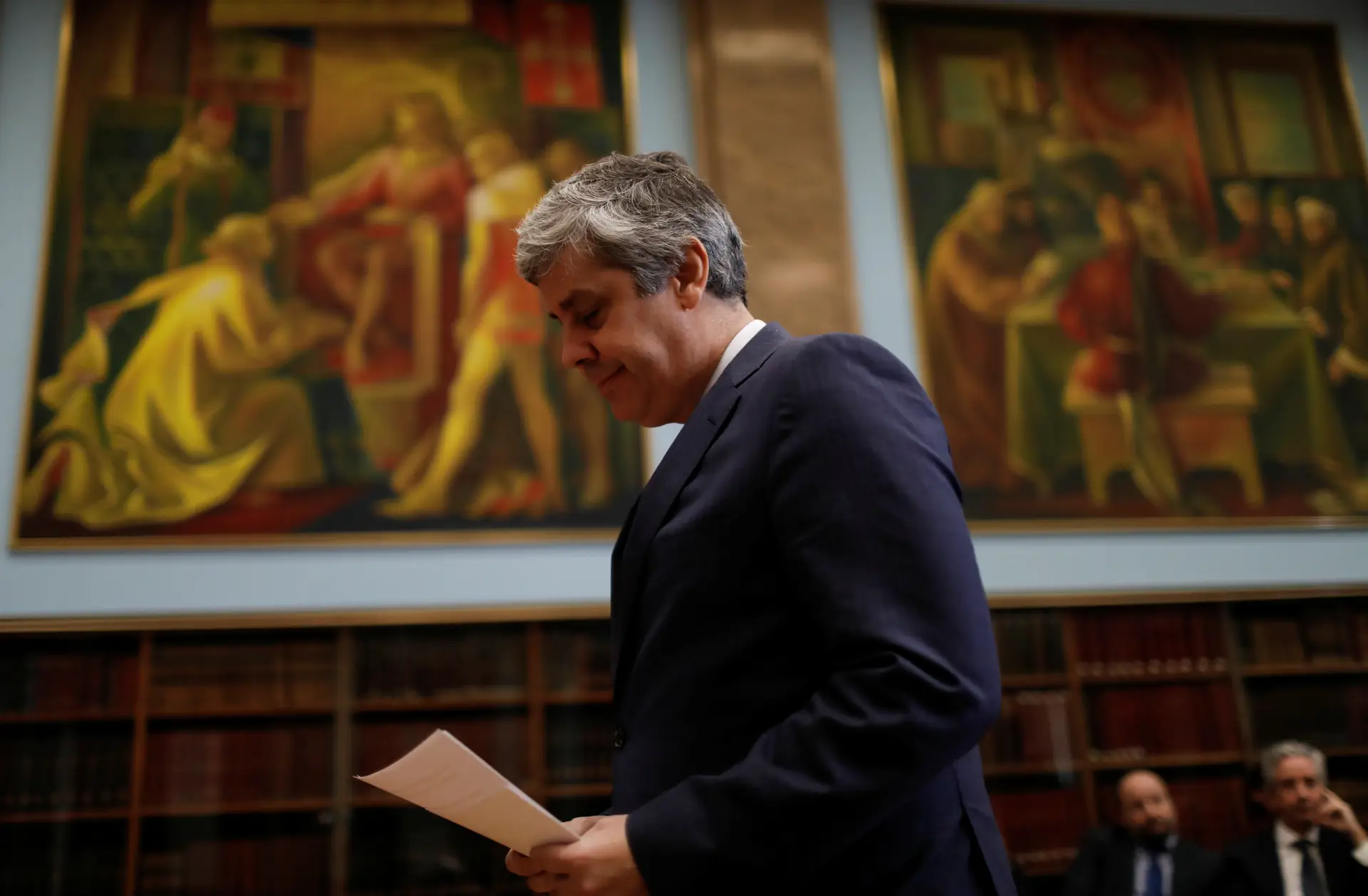 Centeno reúne-se com Macron na 5.ª feira