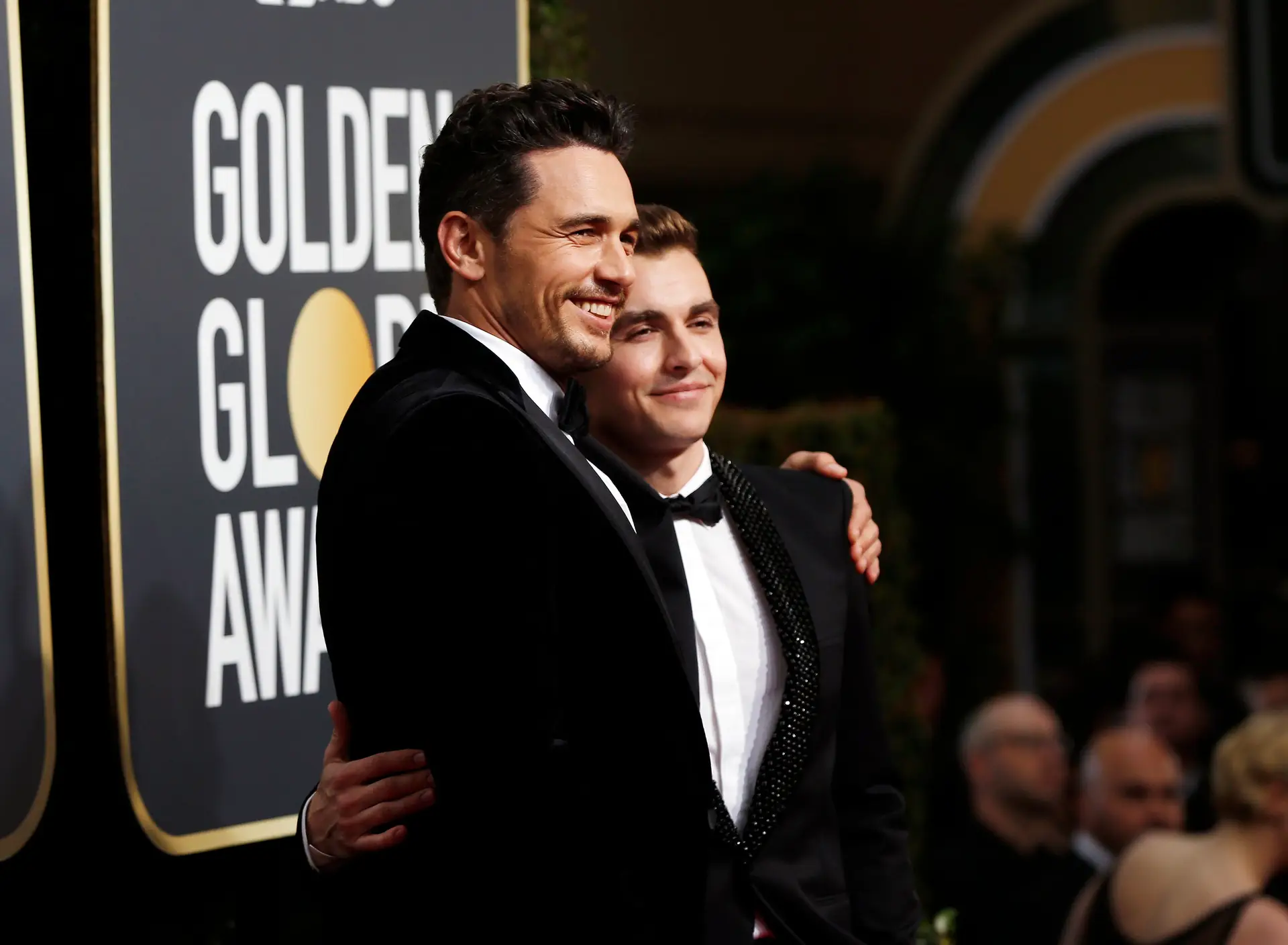 Ator James Franco e o irmão Dave Franco