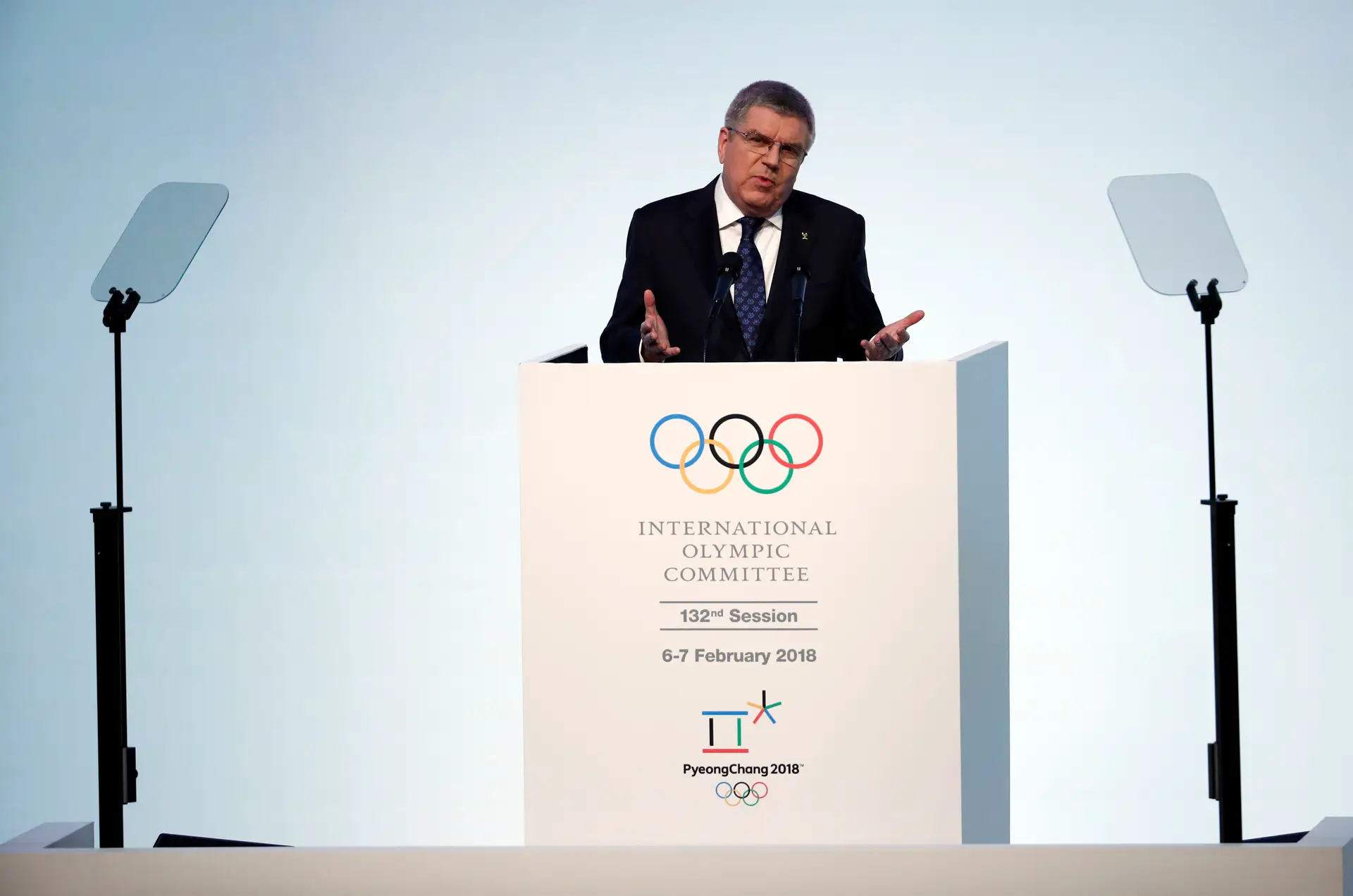 Presidente do Comité Olímpico Internaconal, Thomas Bach.