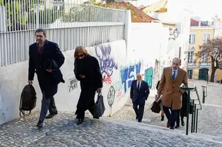 Rui Rangel e Fátima Galante em silêncio no primeiro interrogatório