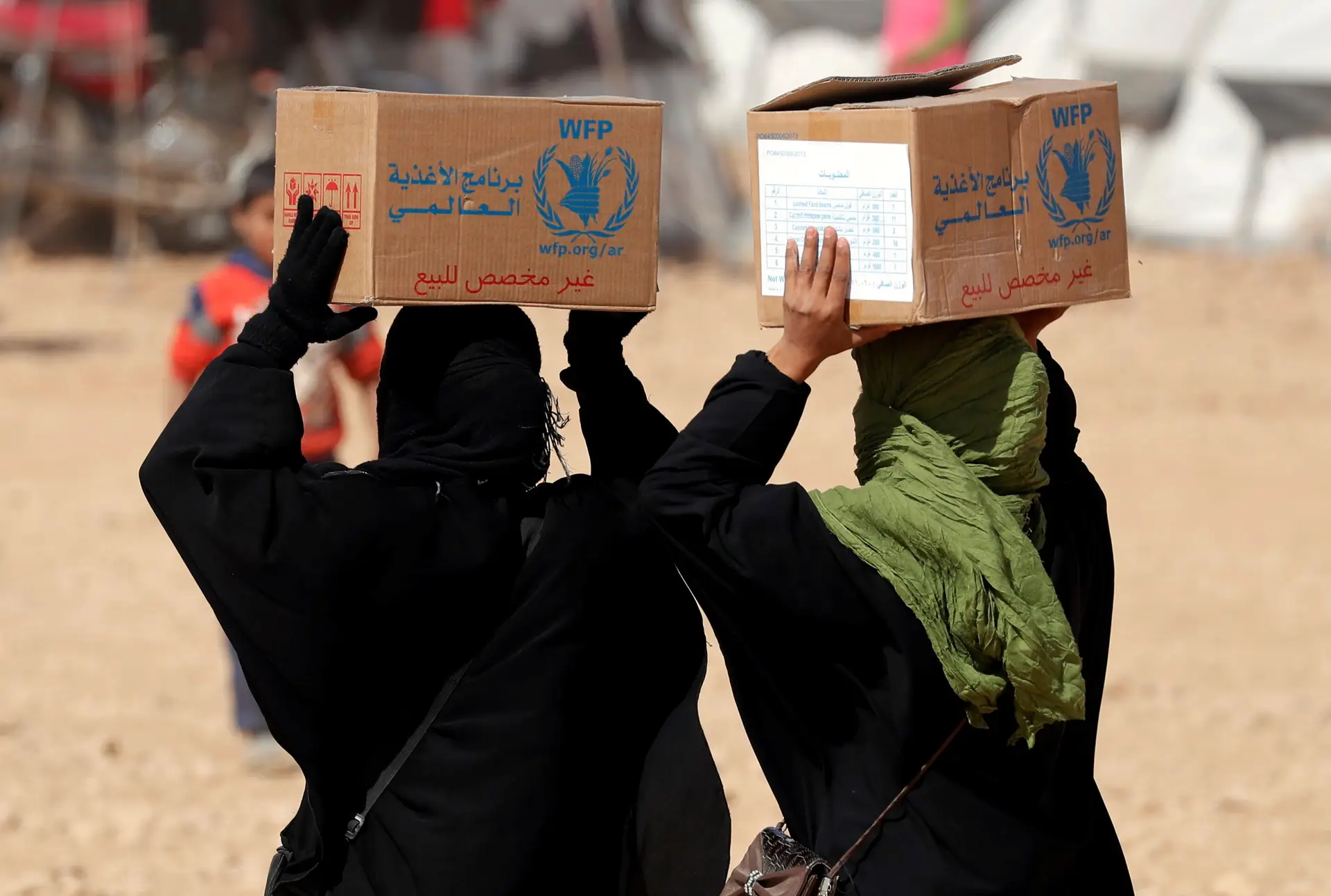 Campo de refugiados em Ain Issa, Síria