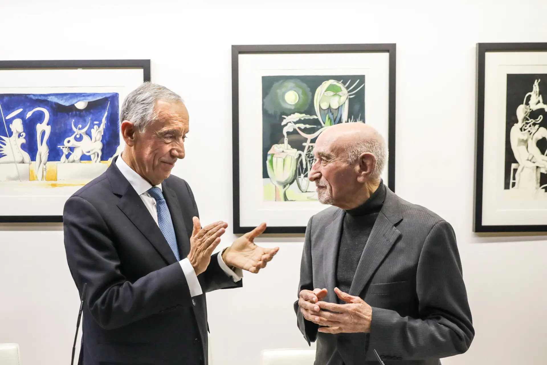 Cruzeiro Seixas com o Presidente da República a 6 de março de 2018