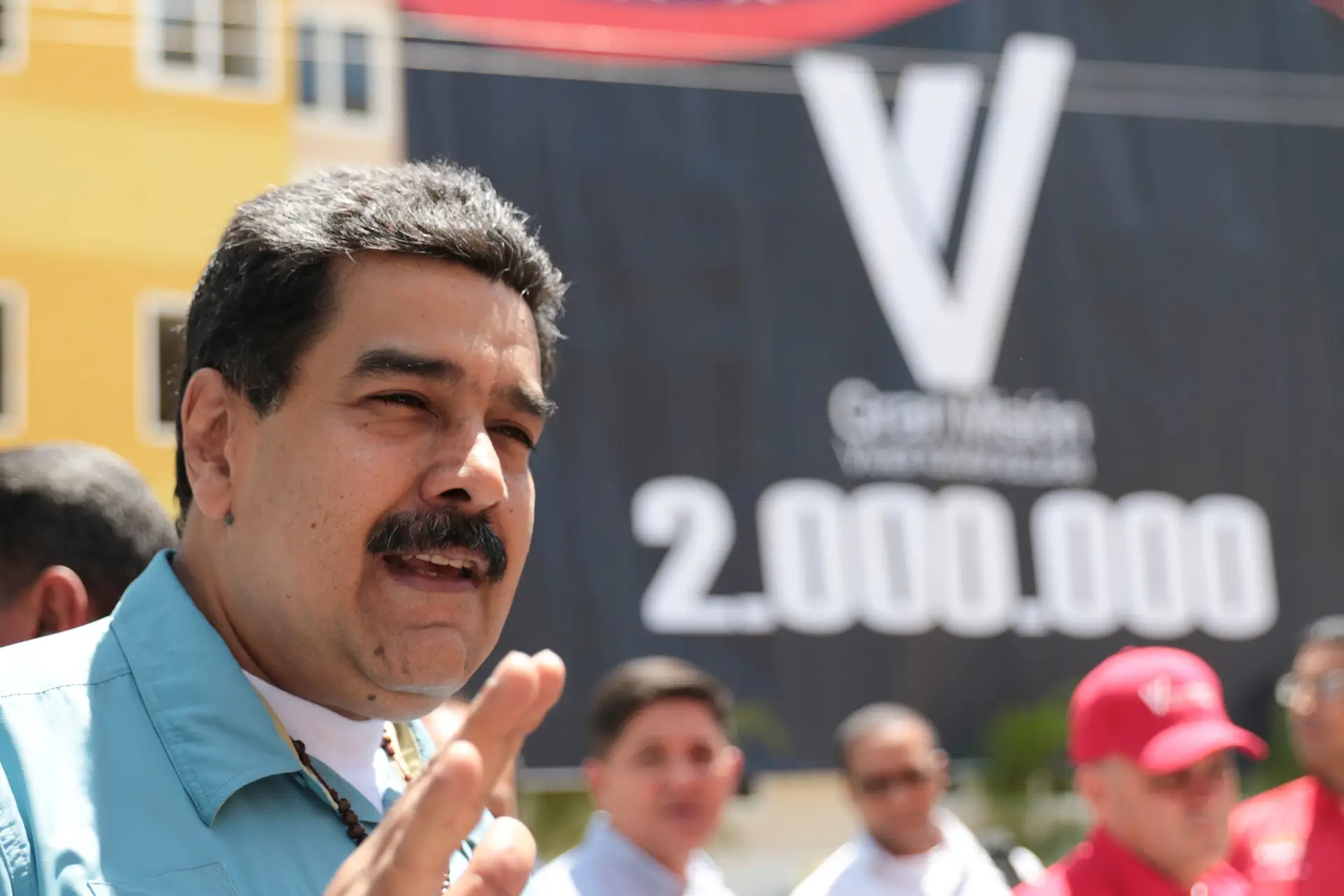 O Presidente venezuelano Nicolás Maduro